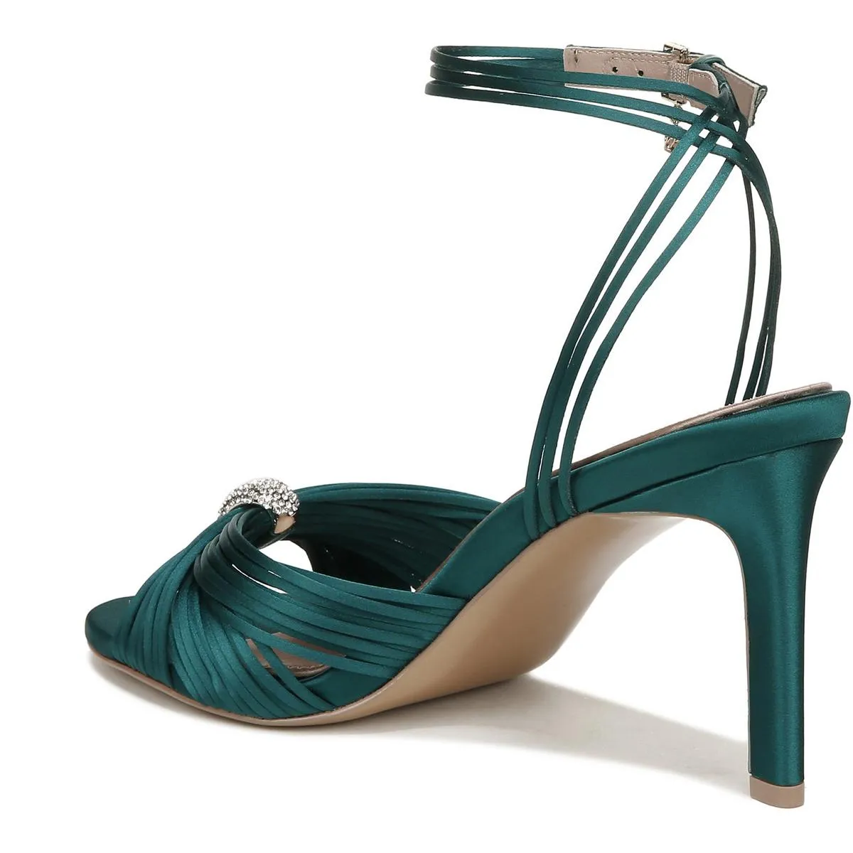 Cariad Womens Leather Embellished Pumps