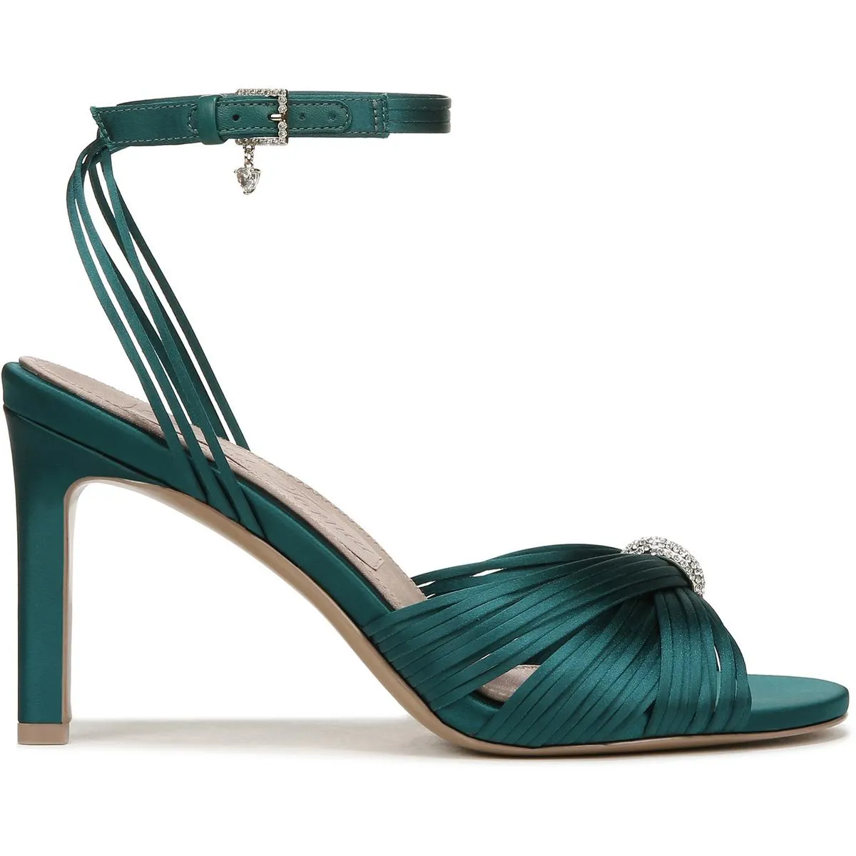 Cariad Womens Leather Embellished Pumps
