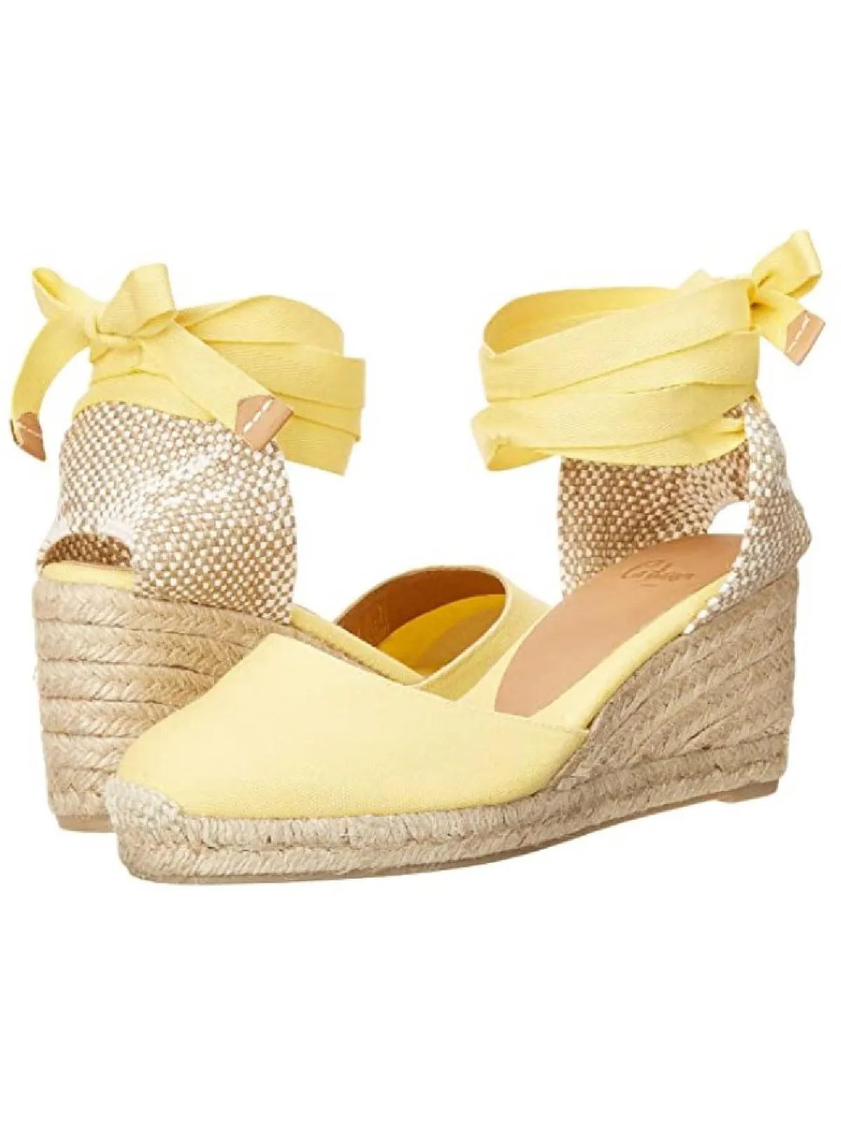 Carina Womens Wedges Lace-Up Espadrille Heels