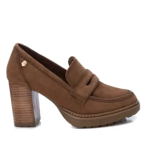 Carmela CollectionWomen's Suede Heeled Loafers By XTI