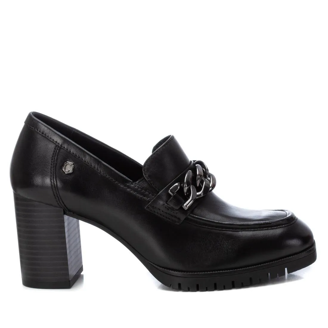 Carmela Leather Collection Women's Heeled Moccasins by Xti
