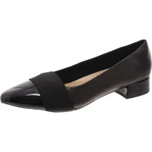 Casta Womens Leather Pointed Toe Pumps