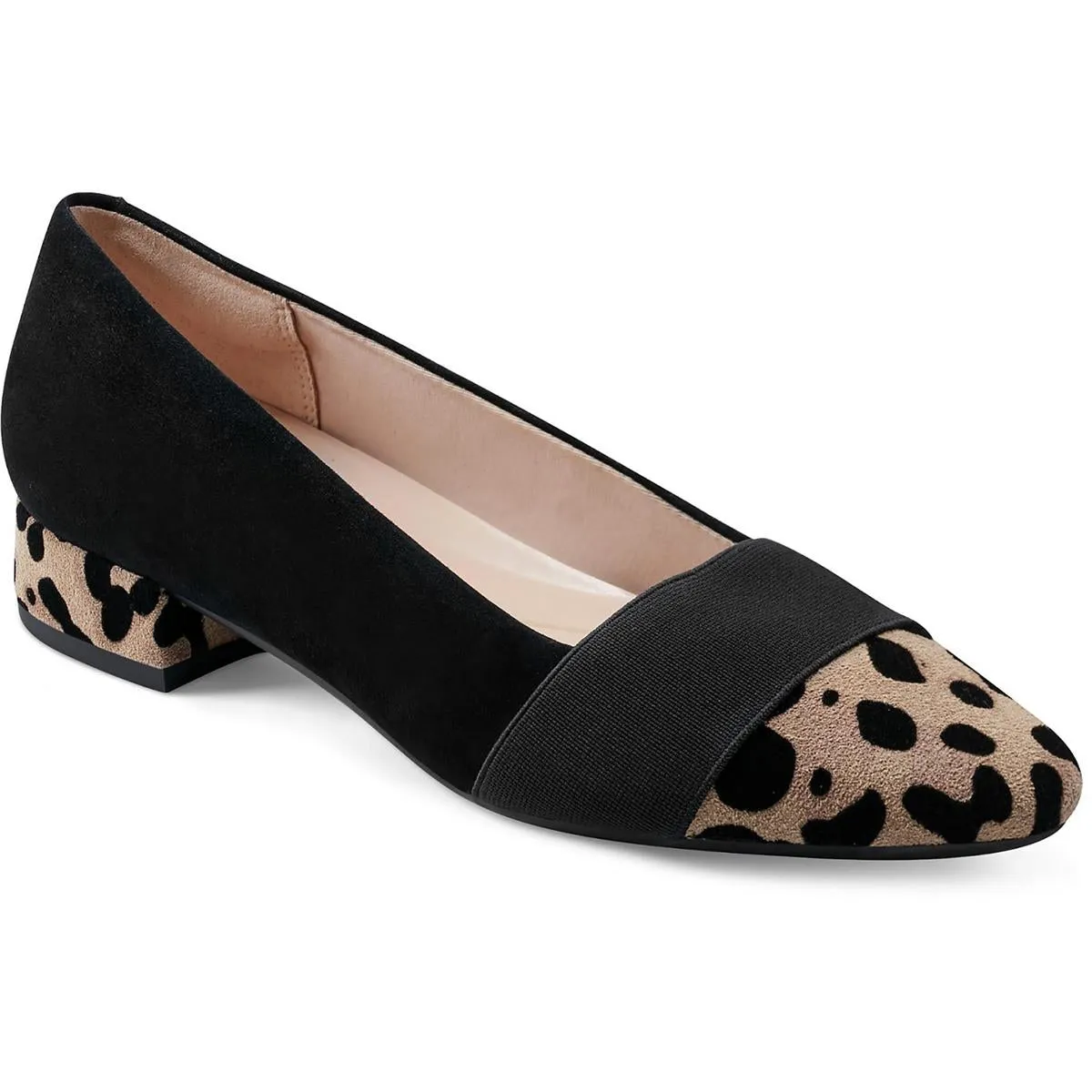 Casta Womens Leather Pointed Toe Pumps