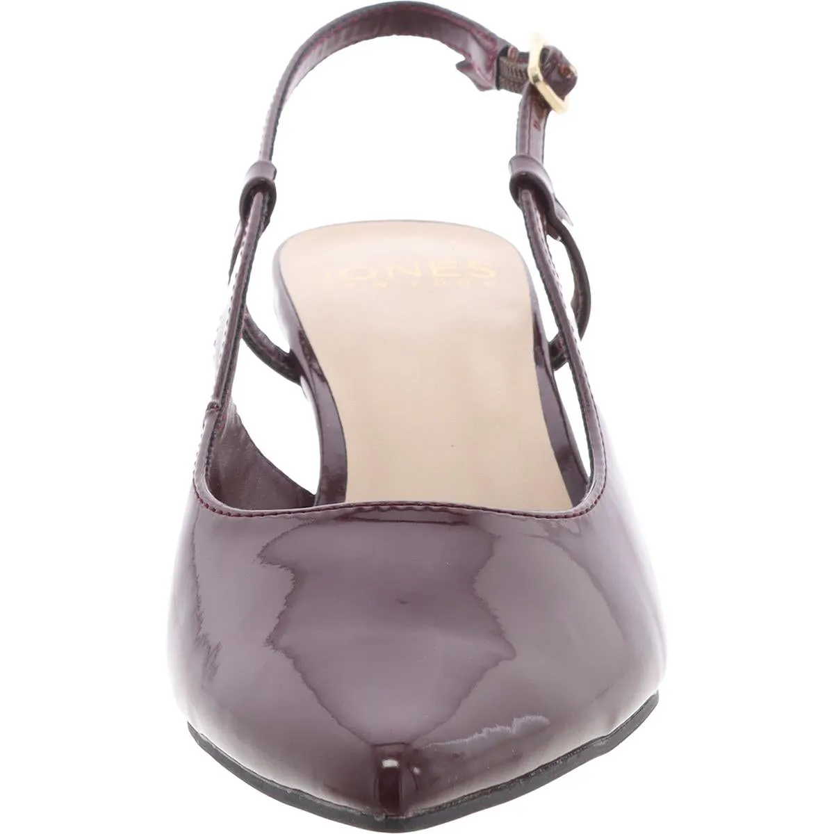 CHARLA Womens Adjustable Manmade Slingback Heels