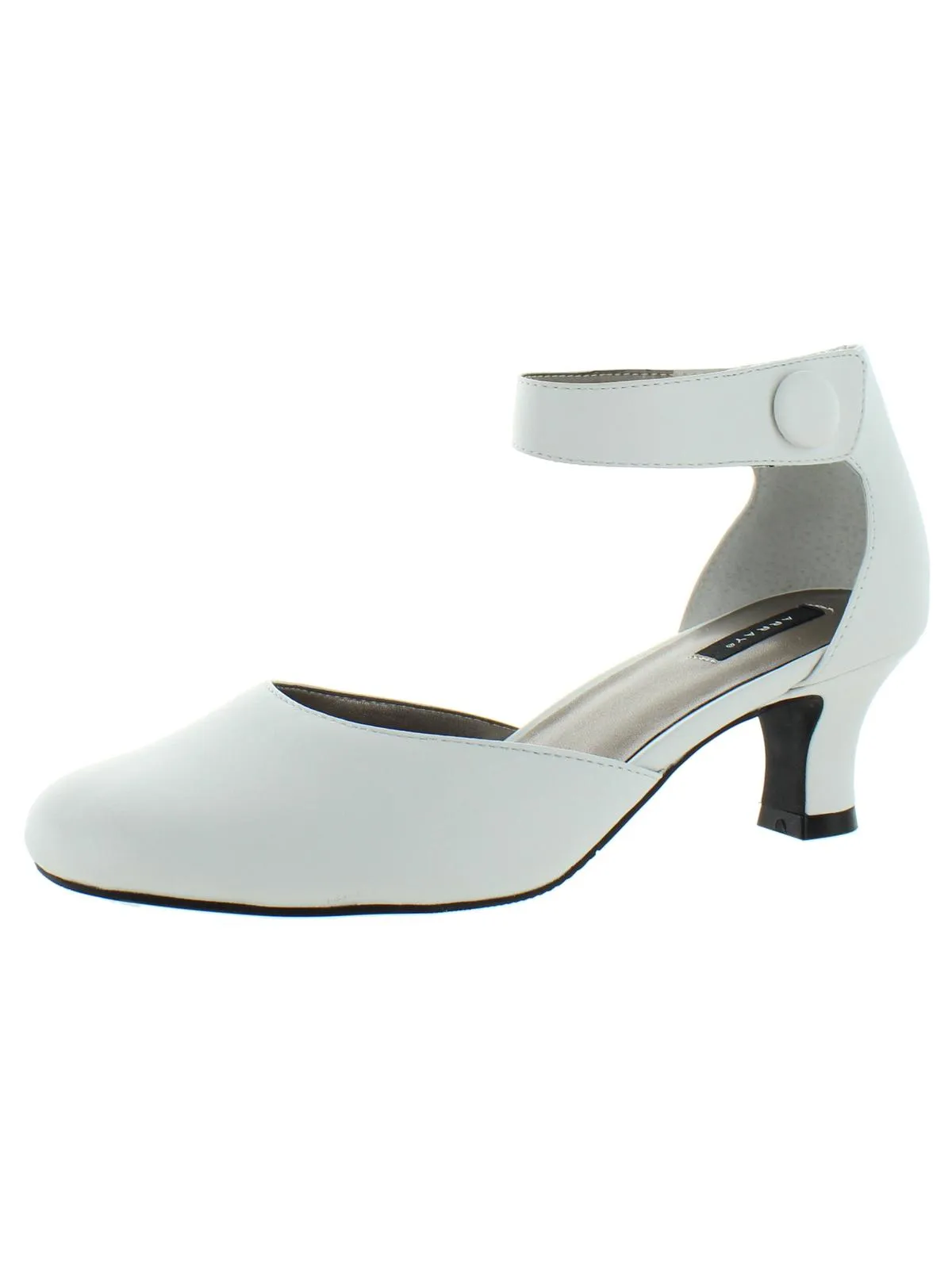 Charlie Womens Padded Insole Dressy Mary Jane Heels