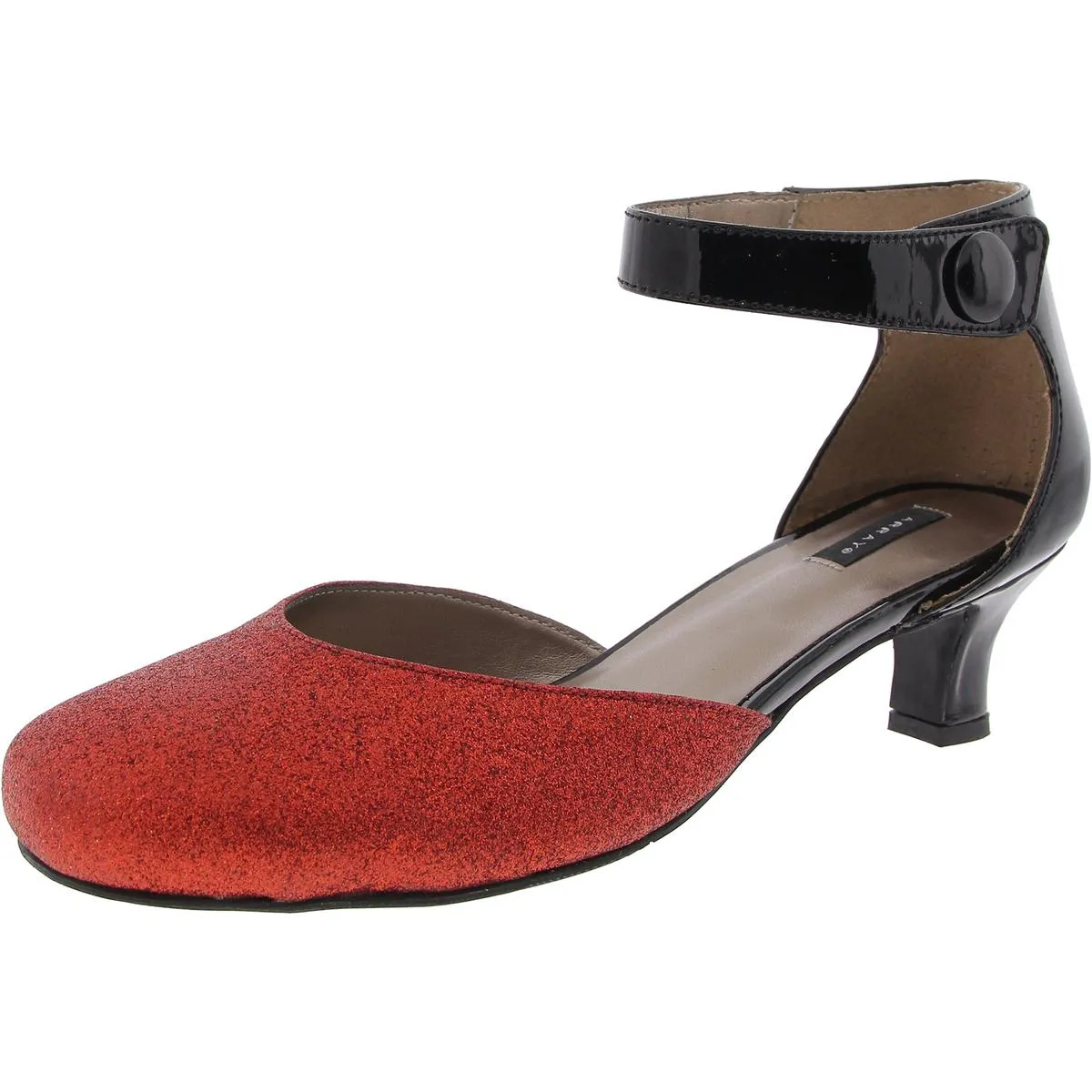 Charlie Womens Padded Insole Dressy Mary Jane Heels