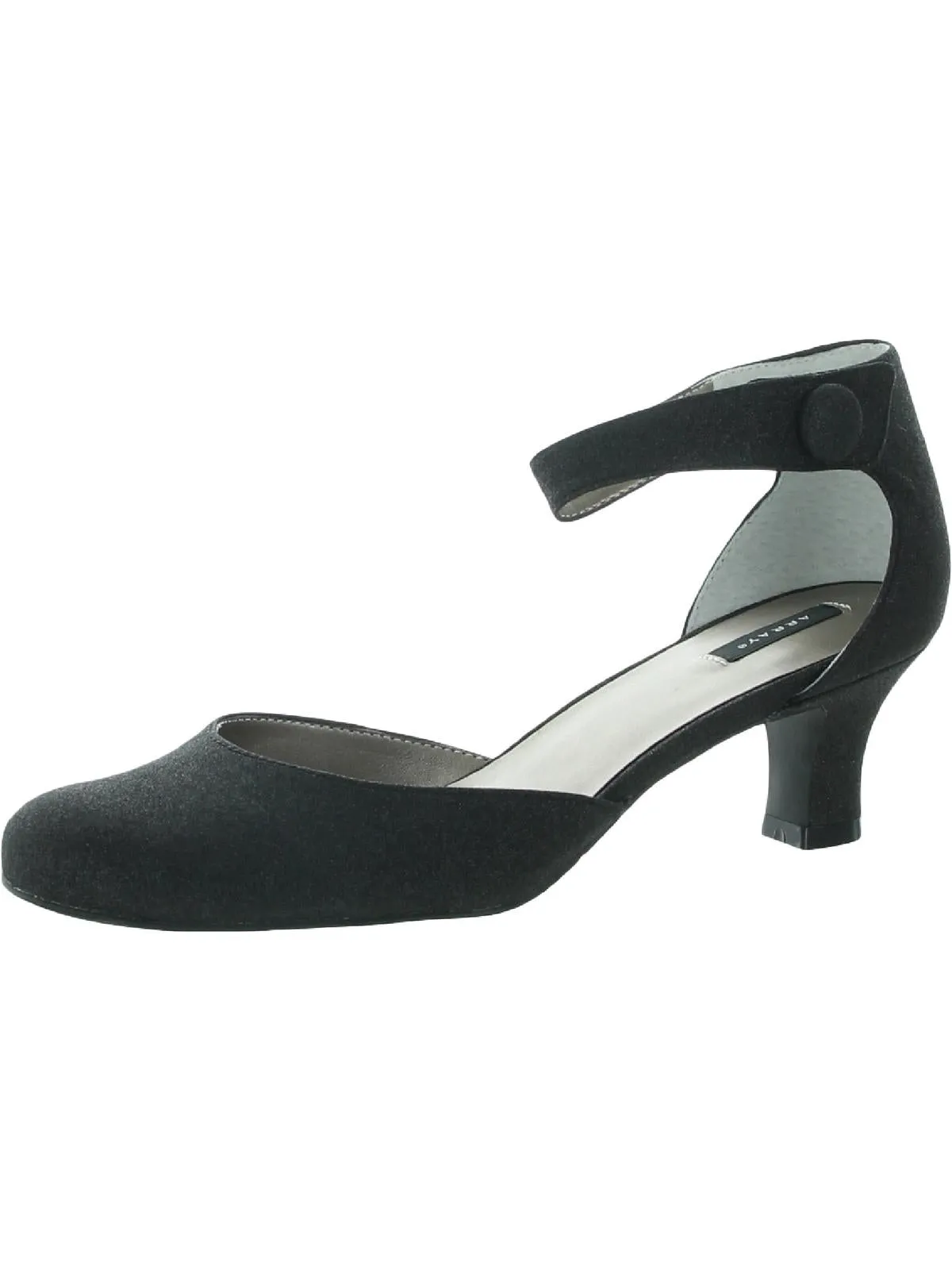 Charlie Womens Padded Insole Dressy Mary Jane Heels