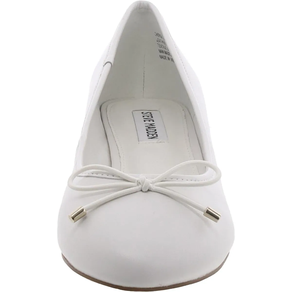 Cherish Womens Leather Slip On Loafer Heels