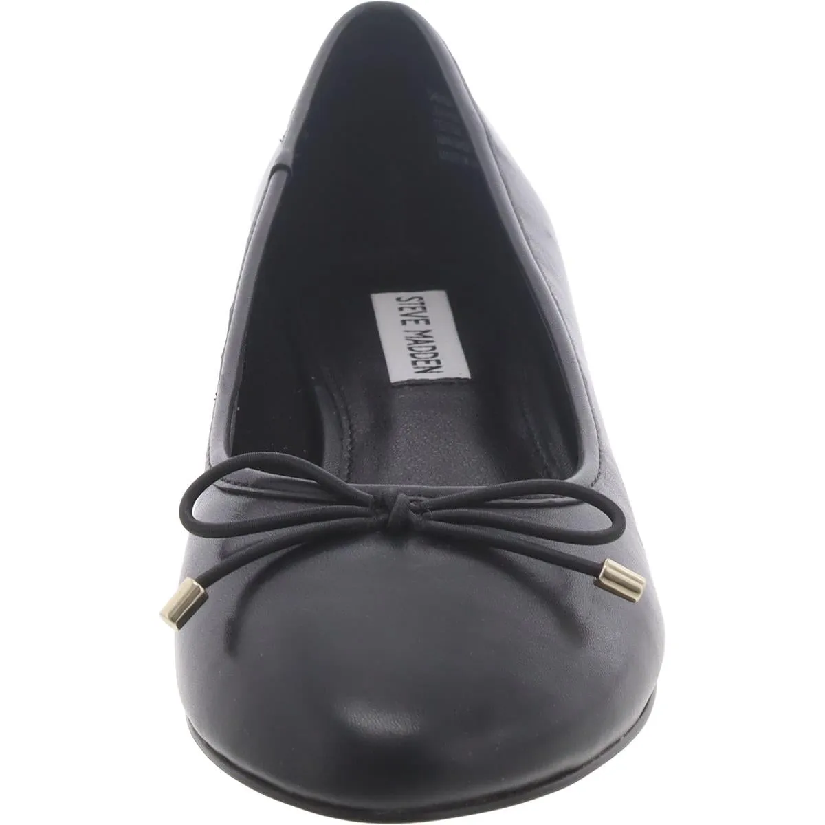 Cherish Womens Leather Slip On Loafer Heels