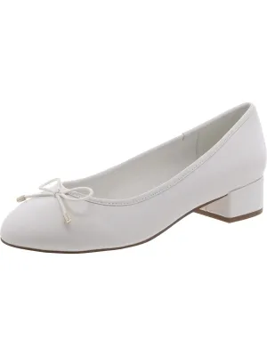 Cherish Womens Leather Slip On Loafer Heels