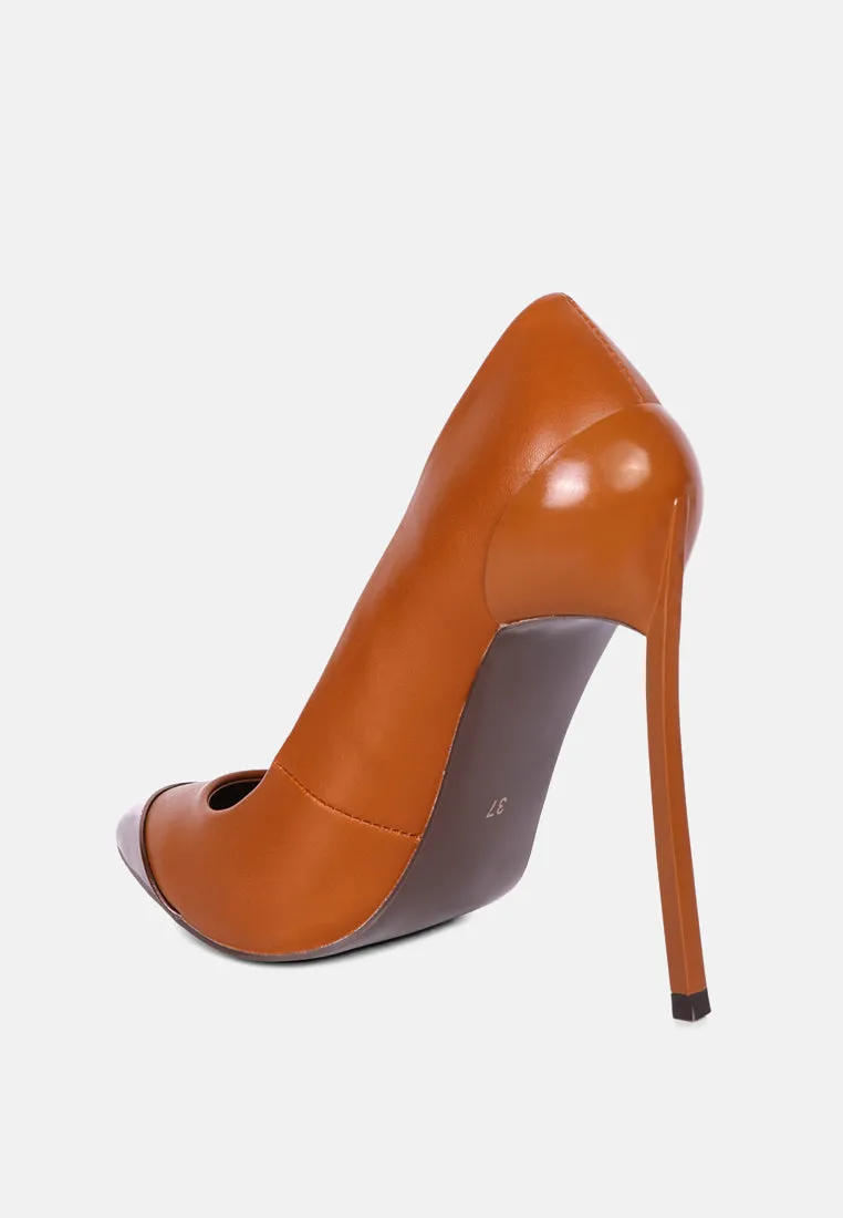 cidra silver dip stiletto heels