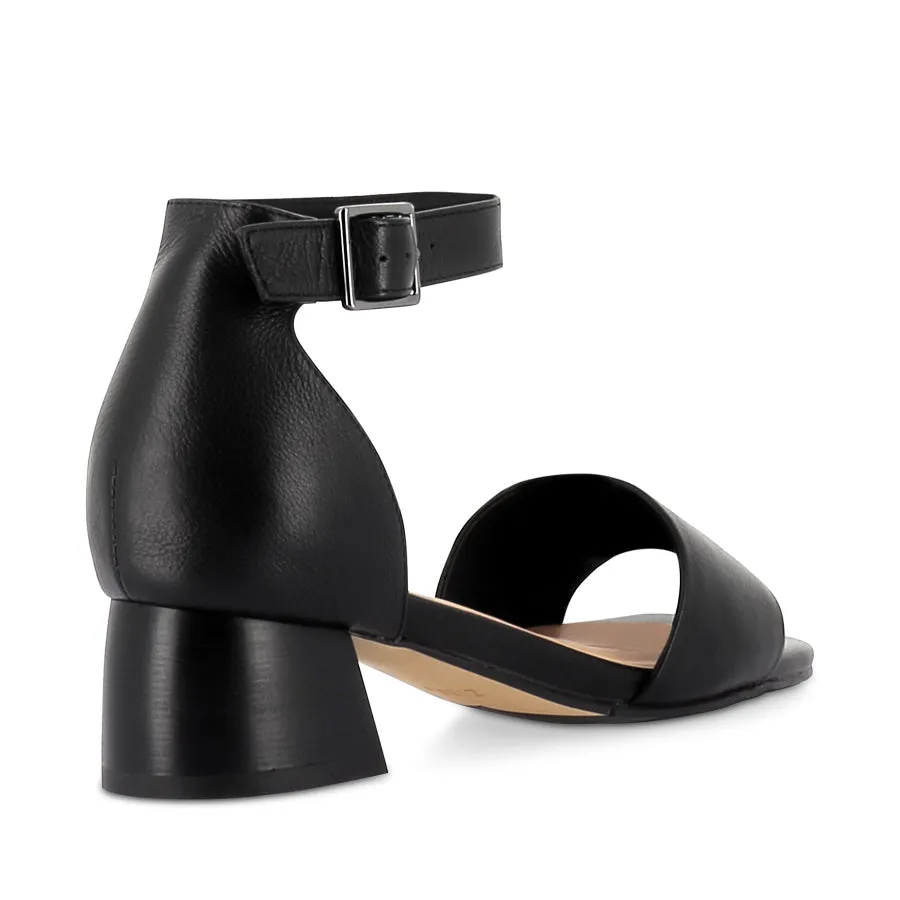 CLAIREST W - BLACK BLACK LEATHER