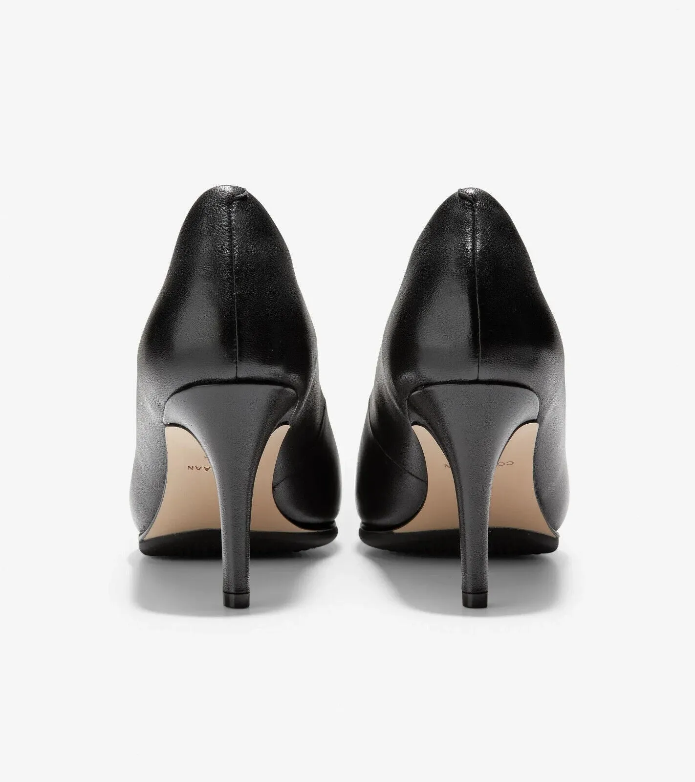 Cole Haan Grand Ambition Pump Women's US 9.5 Black Leather Stiletto Heel ZPO1322