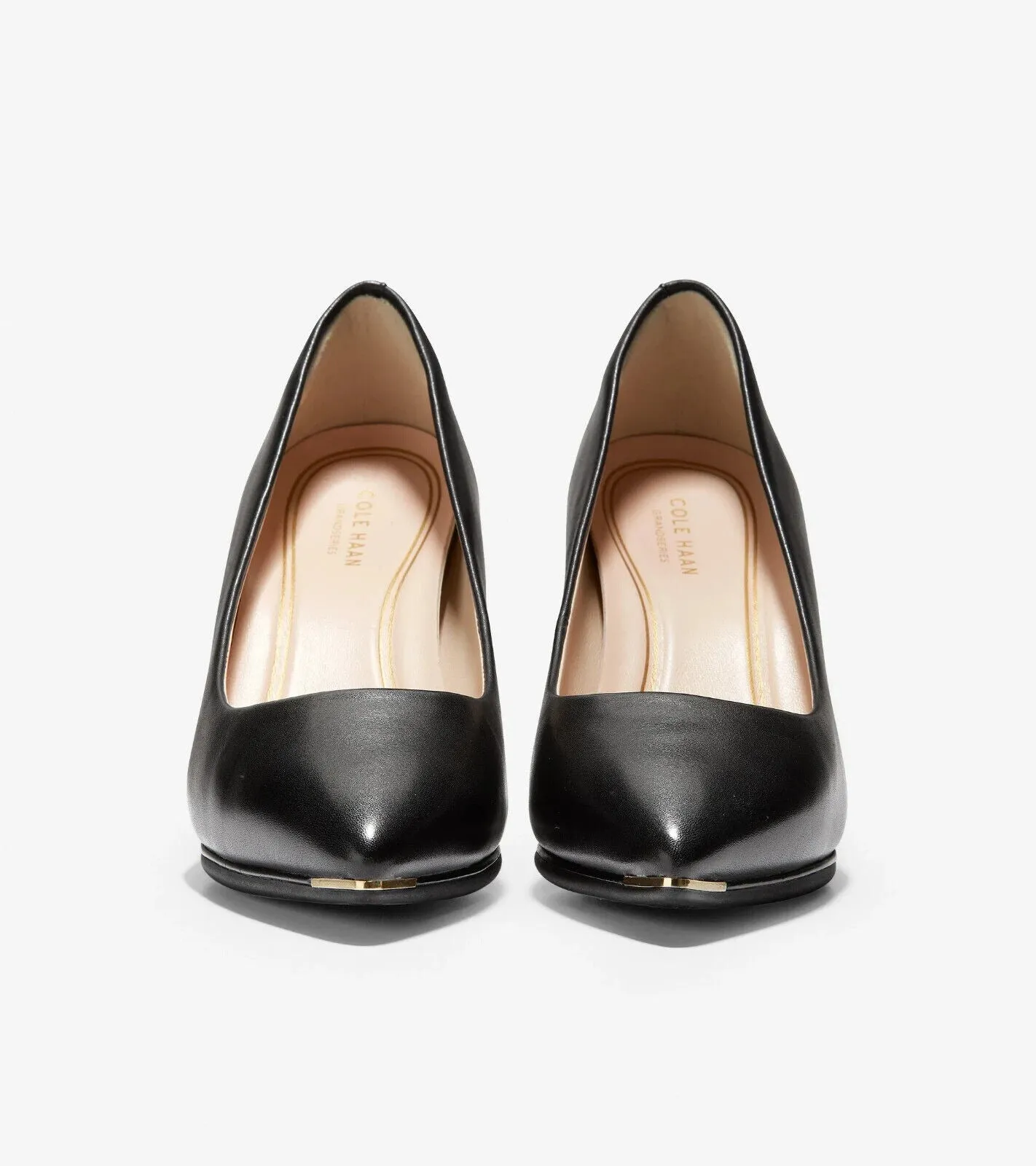 Cole Haan Grand Ambition Pump Women's US 9.5 Black Leather Stiletto Heel ZPO1322