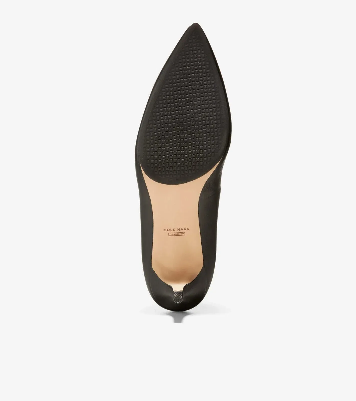 Cole Haan Grand Ambition W15828-001 Heels Women's 9.5 Black Leather Pump ZPO1451