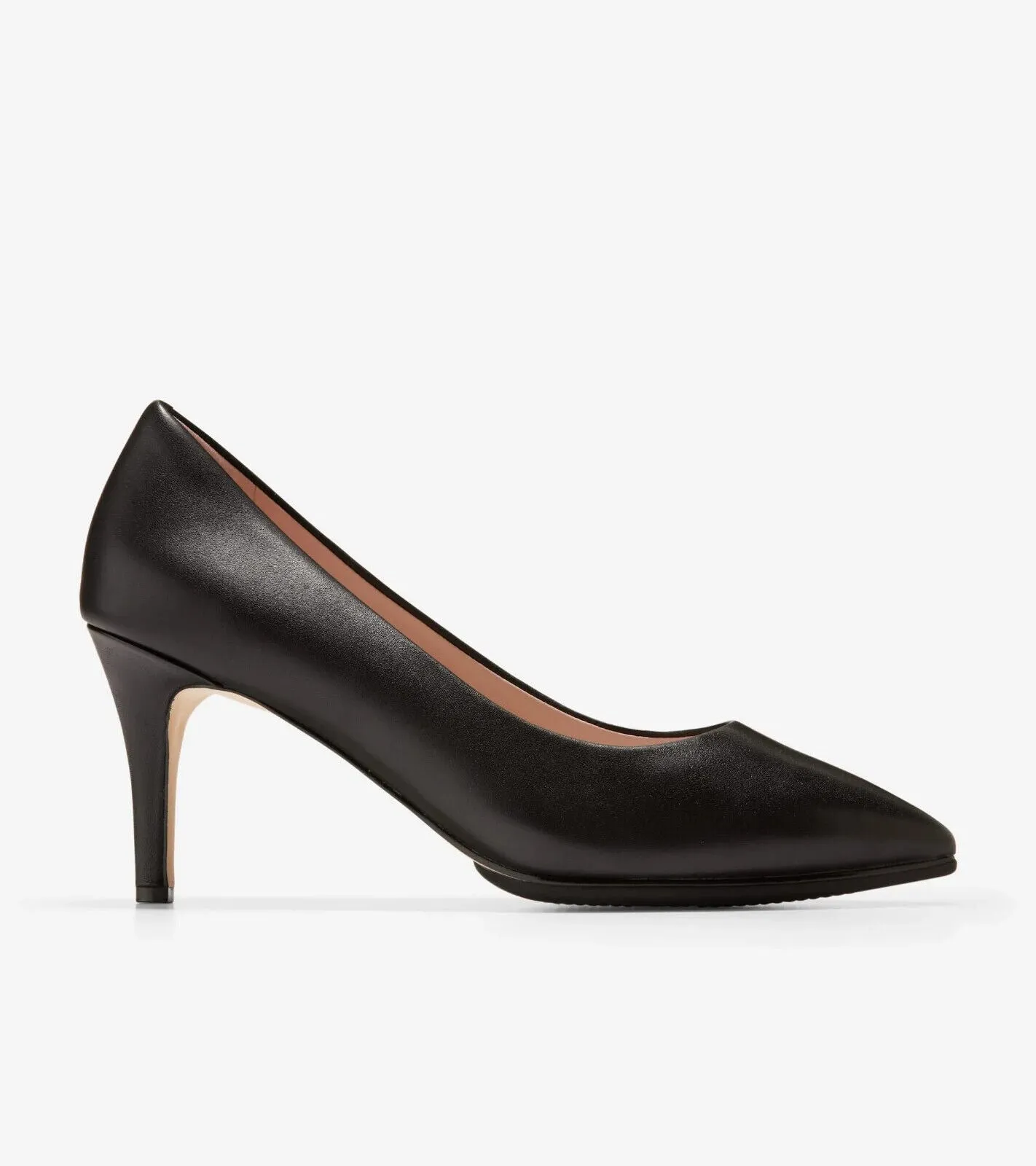 Cole Haan Grand Ambition W15828-001 Heels Women's 9.5 Black Leather Pump ZPO1451