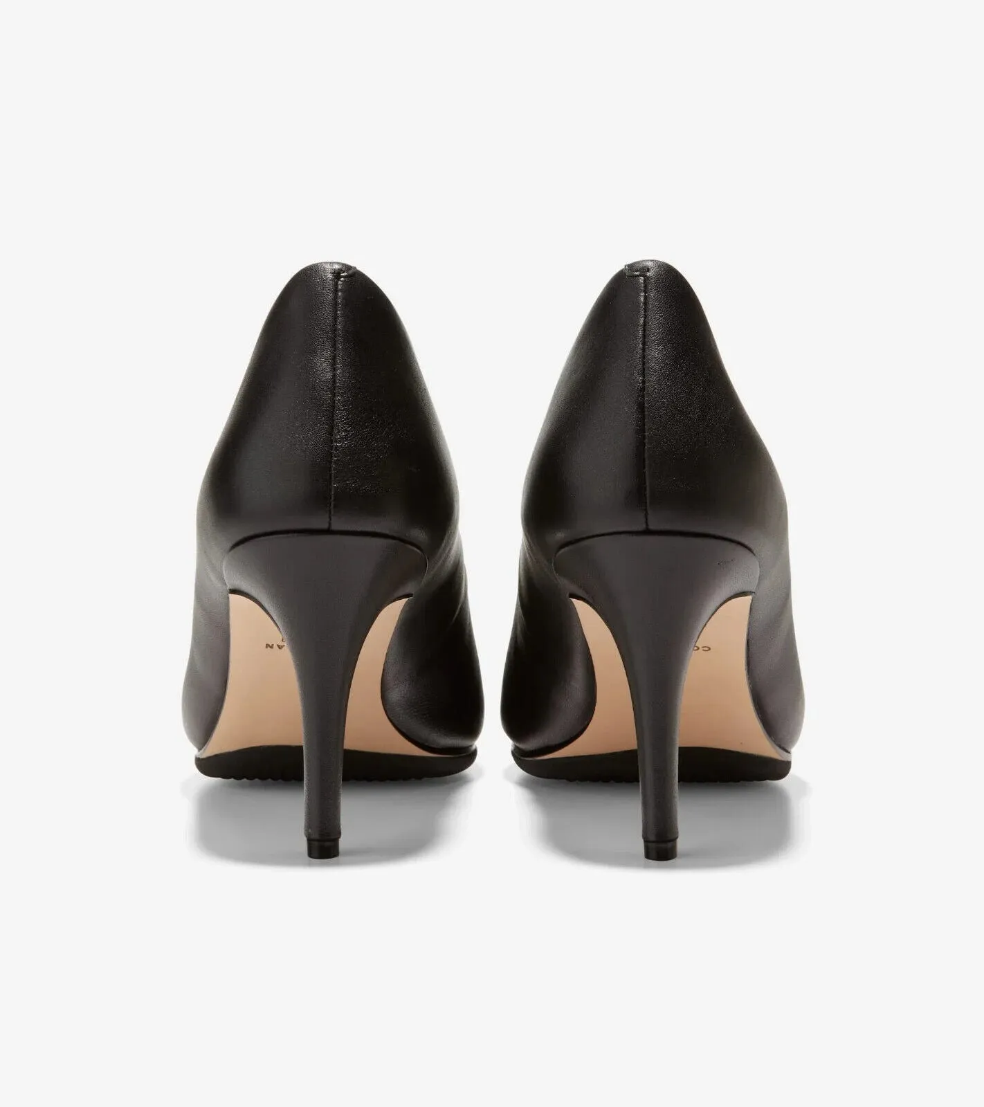 Cole Haan Grand Ambition W15828-001 Heels Women's 9.5 Black Leather Pump ZPO1451