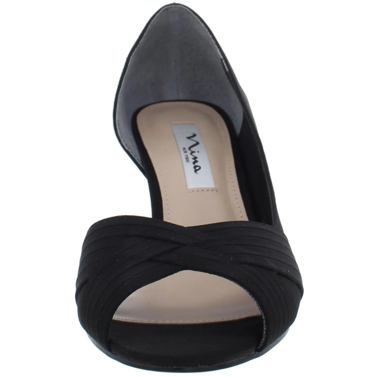 Contesa Womens Satin Ankle D'Orsay Heels