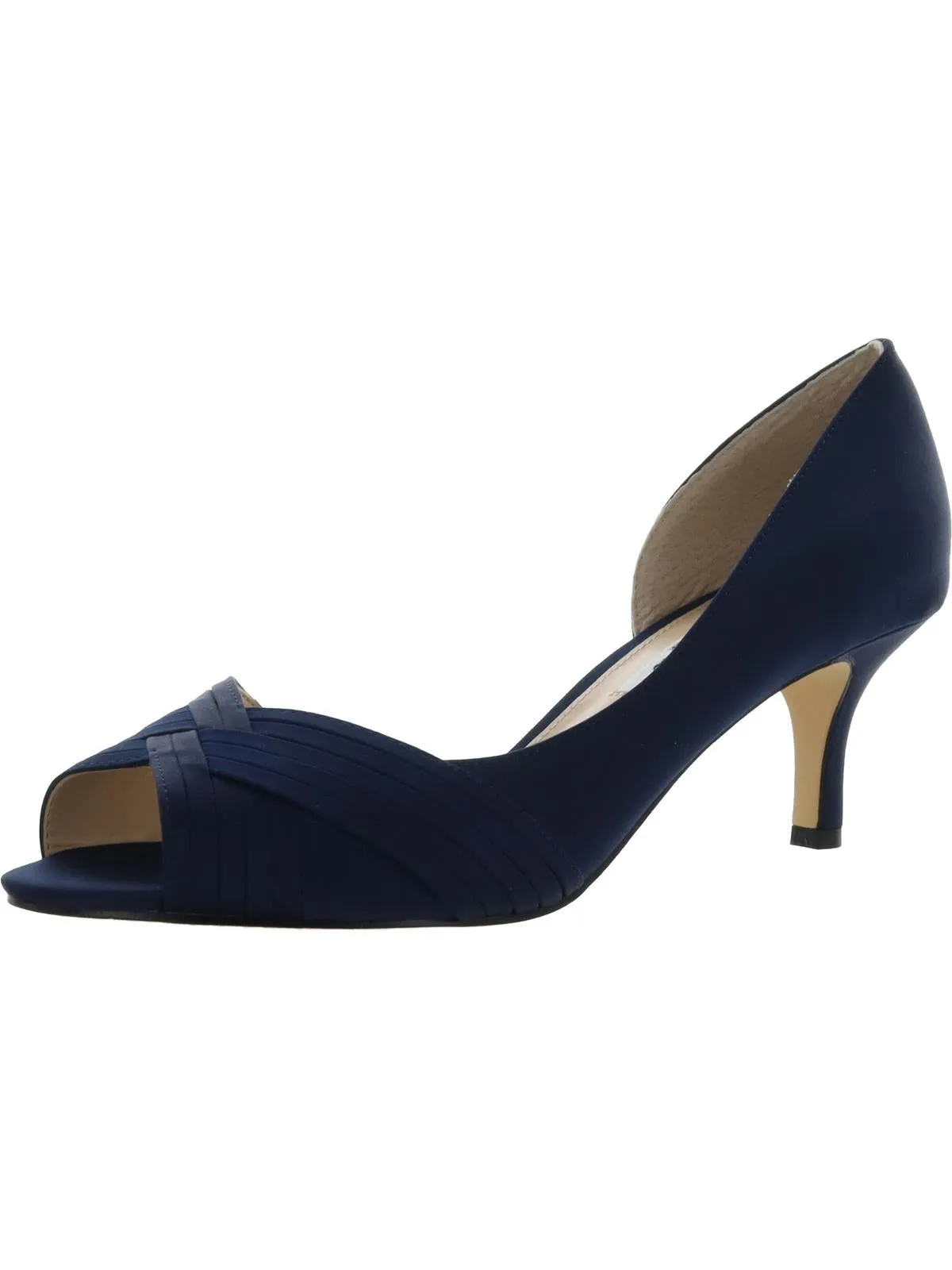 Contesa Womens Satin Ankle D'Orsay Heels