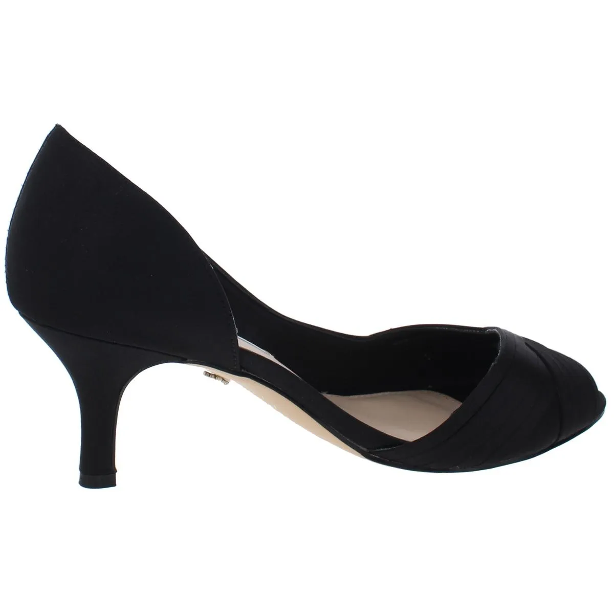 Contesa Womens Satin Ankle D'Orsay Heels