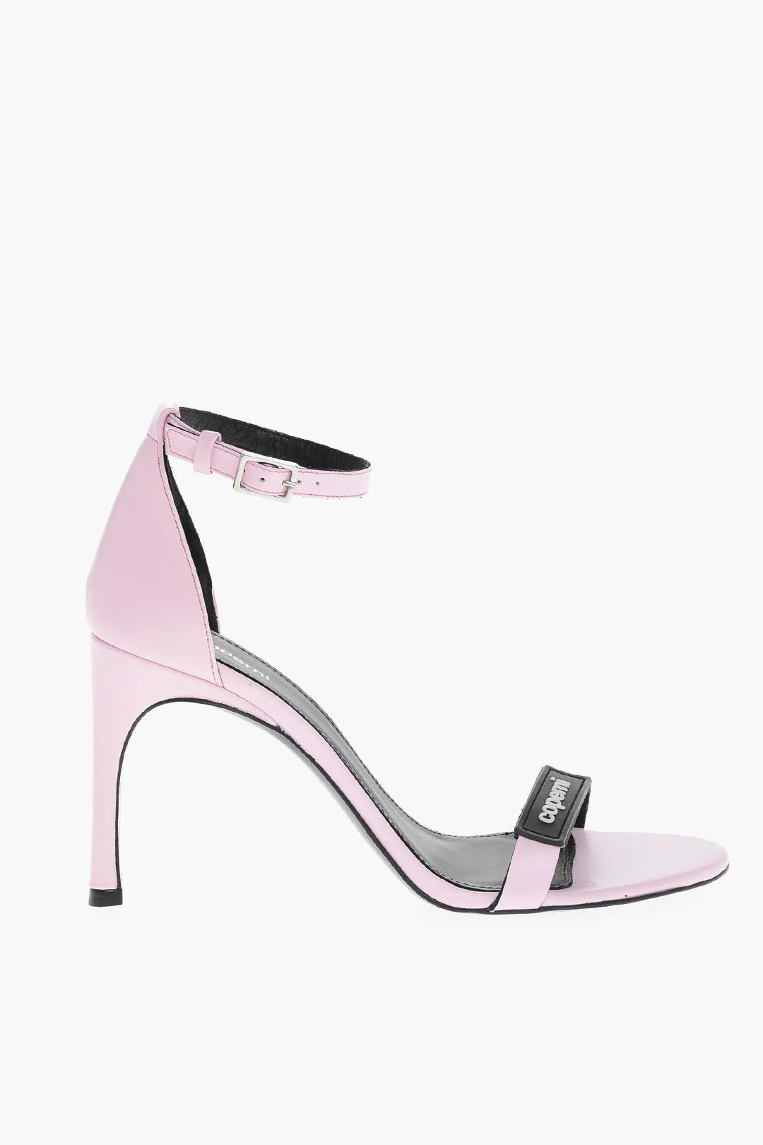 Coperni Leather Skinny Strap Sandals With Logo 9Cm