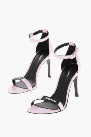 Coperni Leather Skinny Strap Sandals With Logo 9Cm