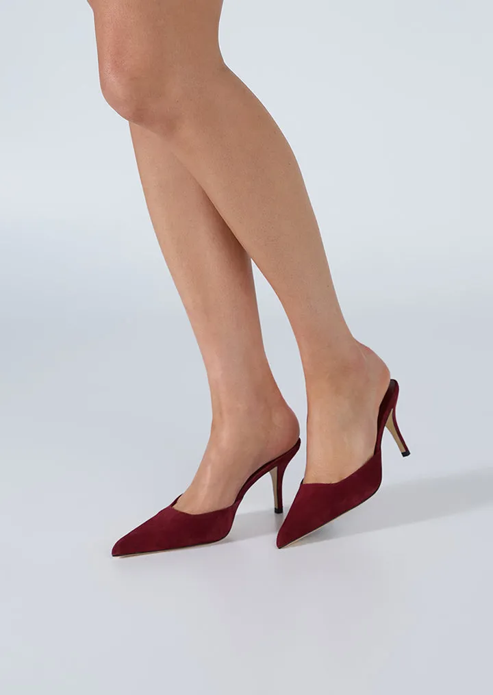 Cosmic Bordeaux Suede