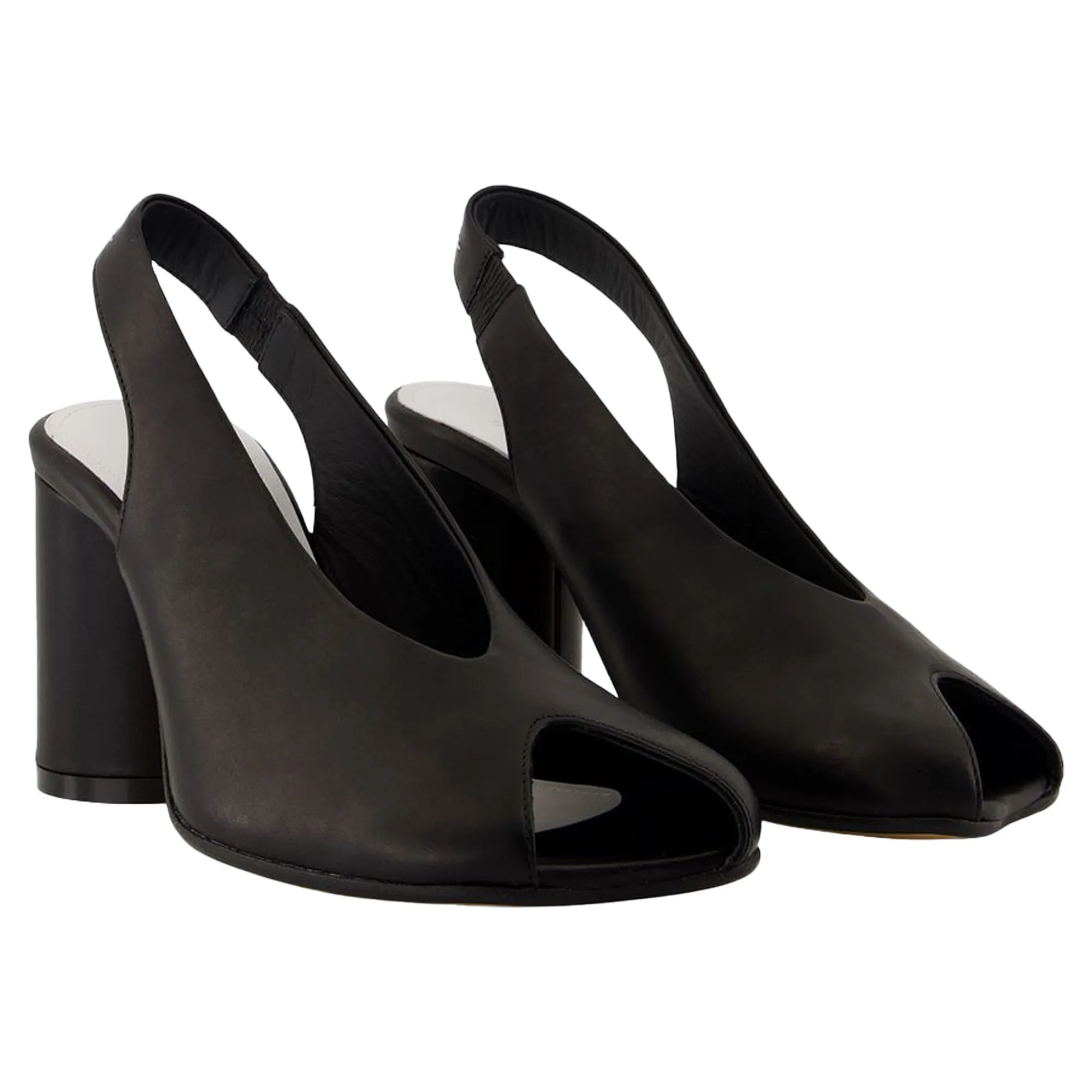 Court shoes - MM6 Maison Margiela - Leather - Black