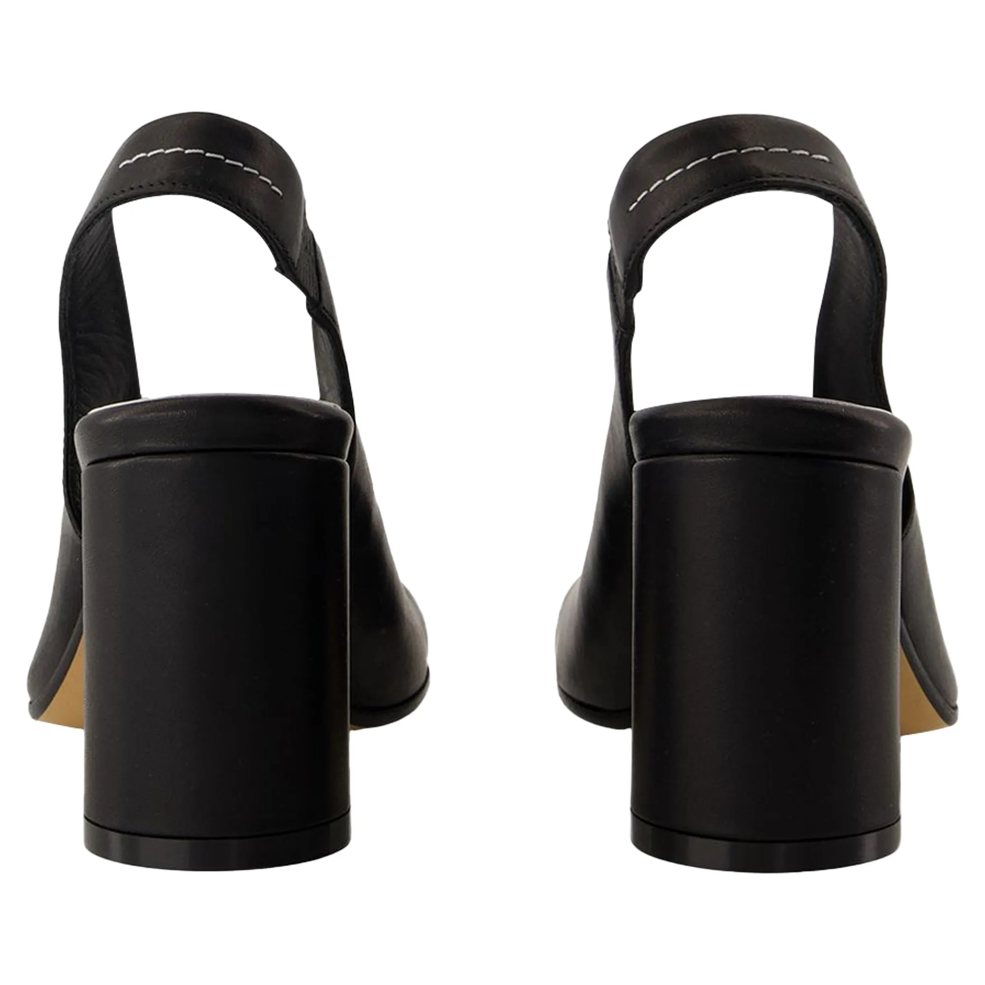 Court shoes - MM6 Maison Margiela - Leather - Black