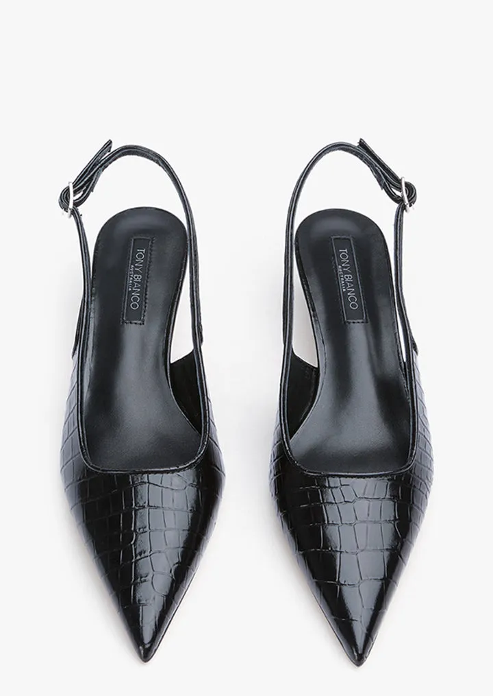Crush Black Croc