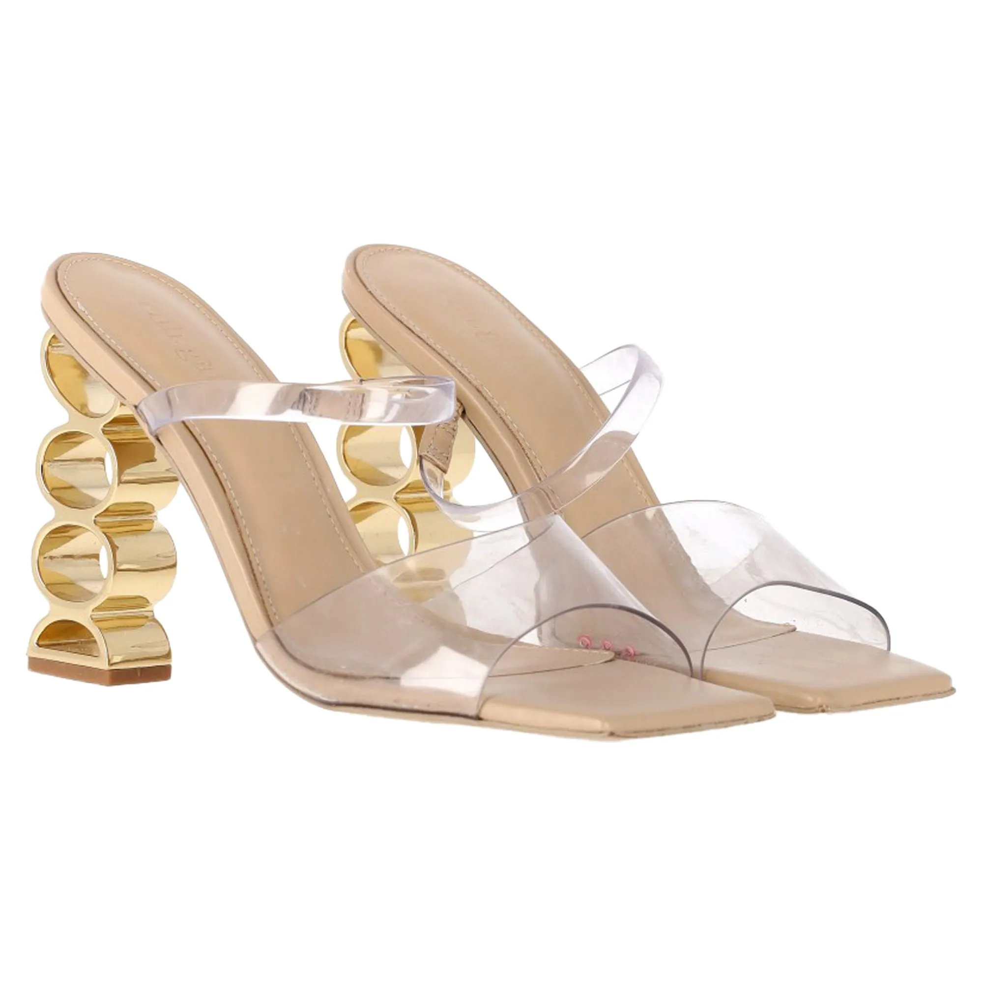Cult Gaia Bahar Sandals in Clear PVC