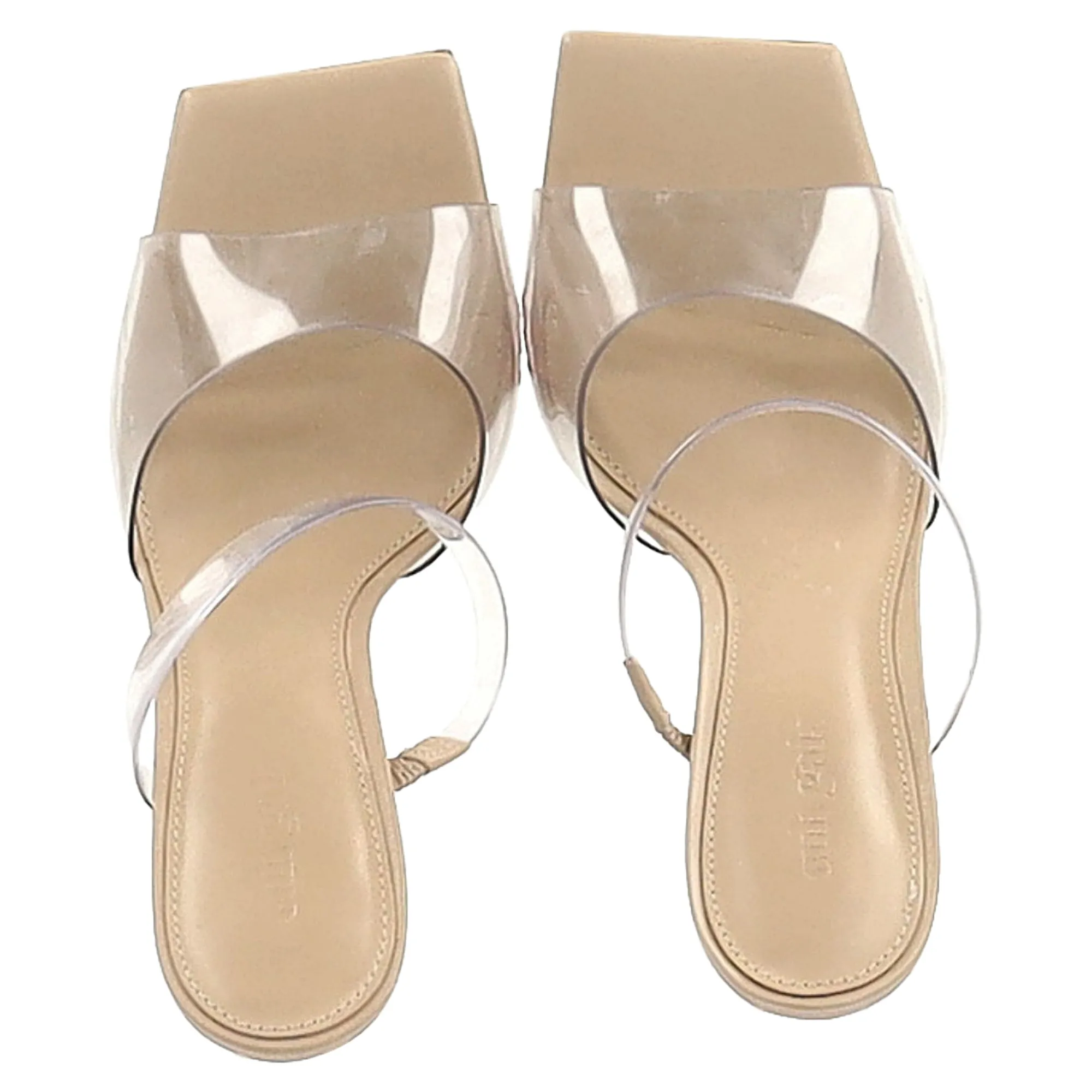 Cult Gaia Bahar Sandals in Clear PVC