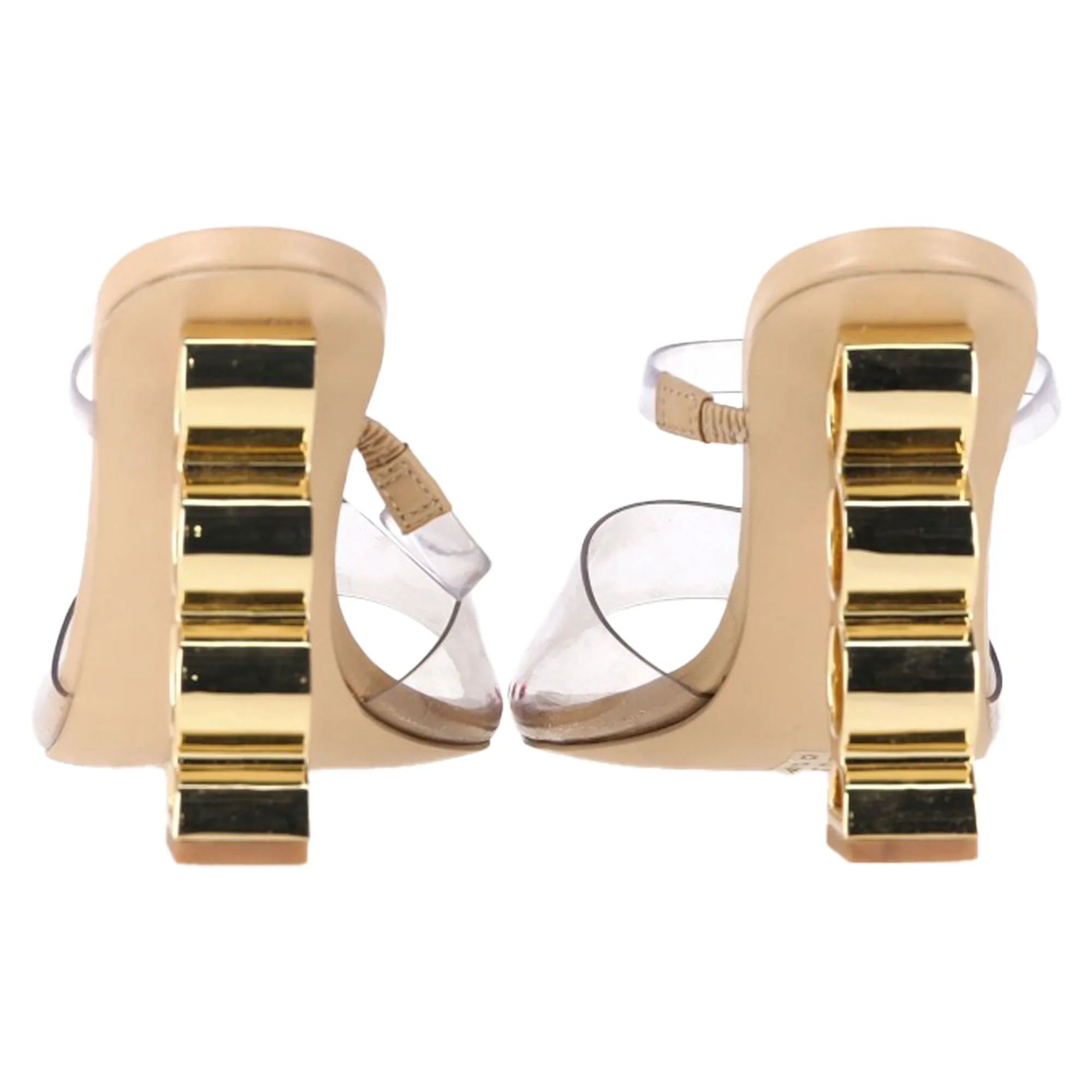 Cult Gaia Bahar Sandals in Clear PVC