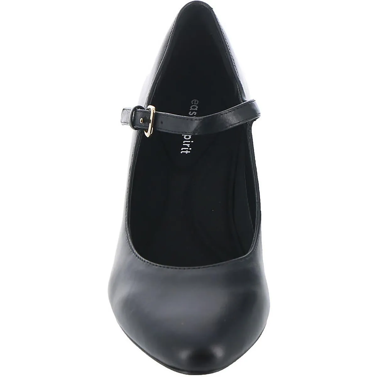 Cyra Womens Solid Leather Mary Jane Heels