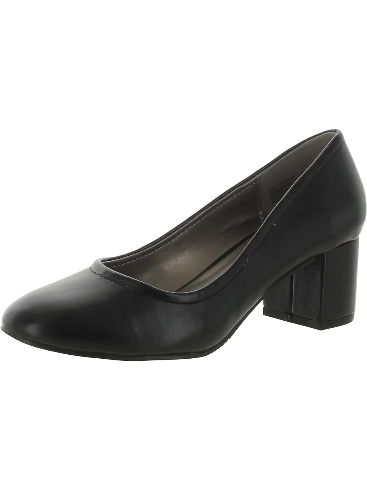 Daphne Womens Faux Leather Slip On Pumps
