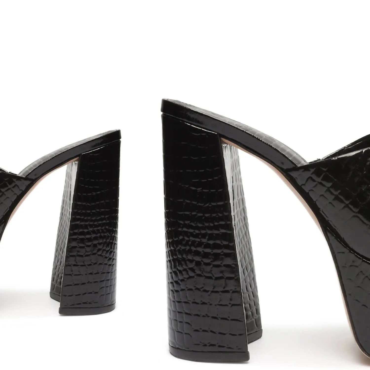 Darah Platform Sandal In Black