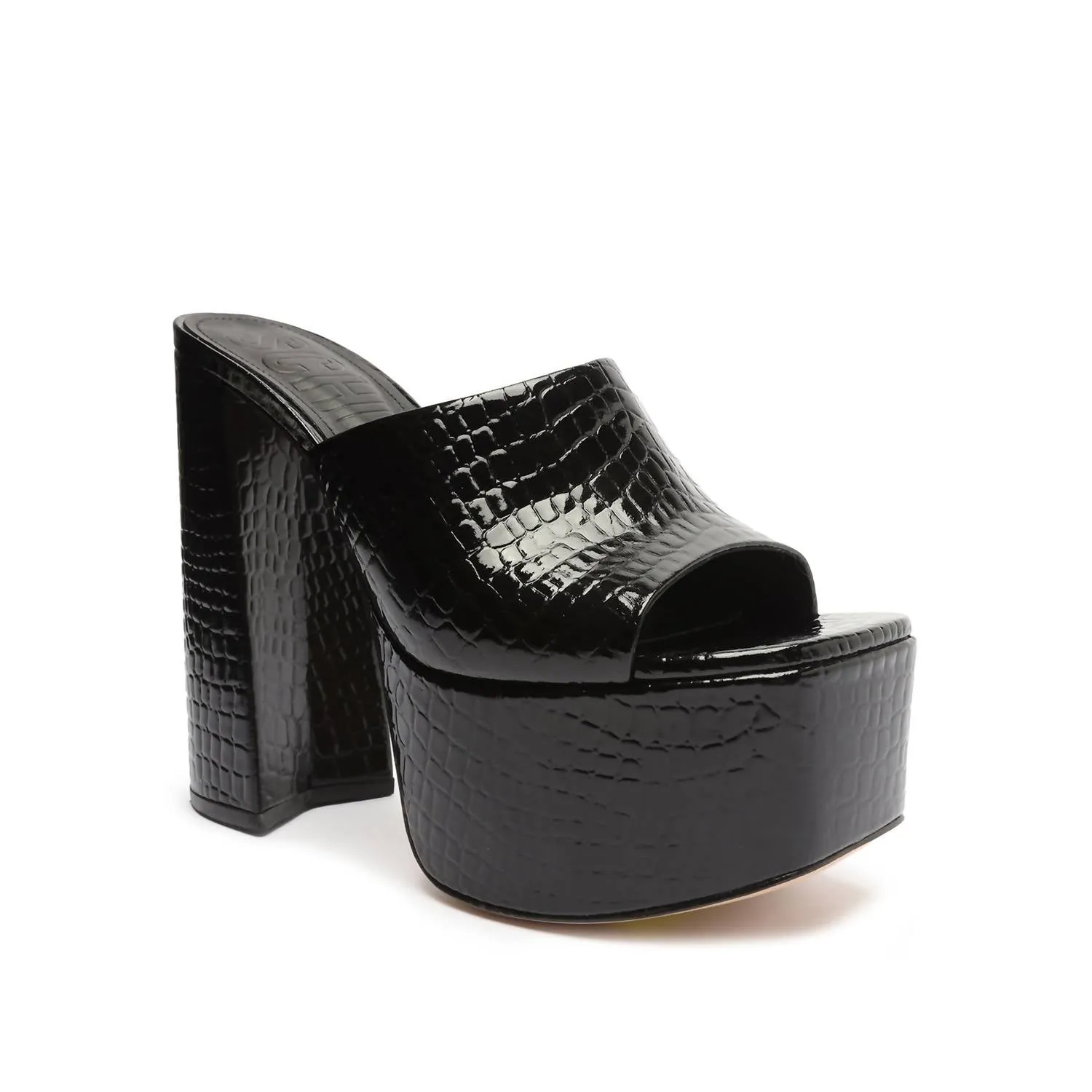 Darah Platform Sandal In Black