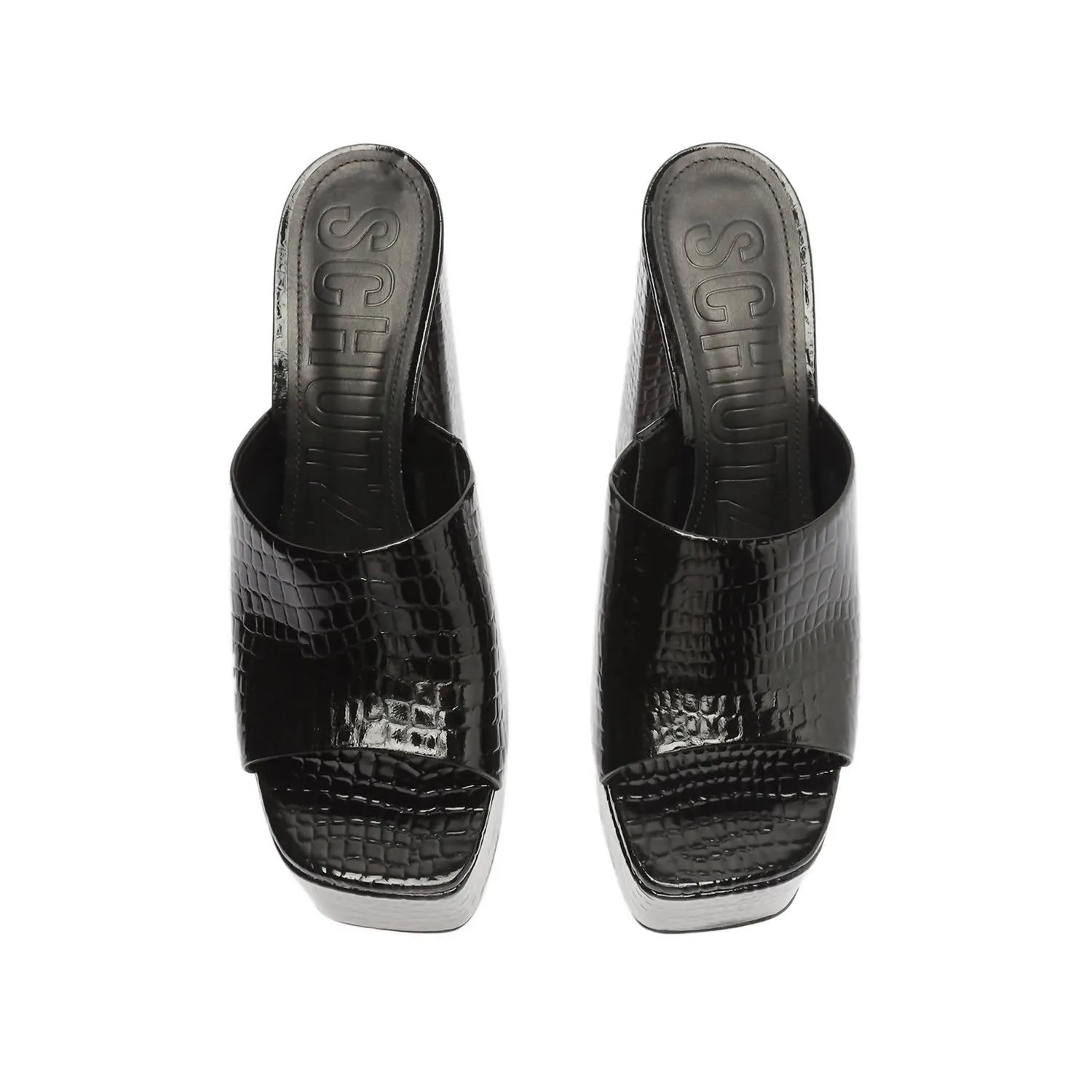 Darah Platform Sandal In Black