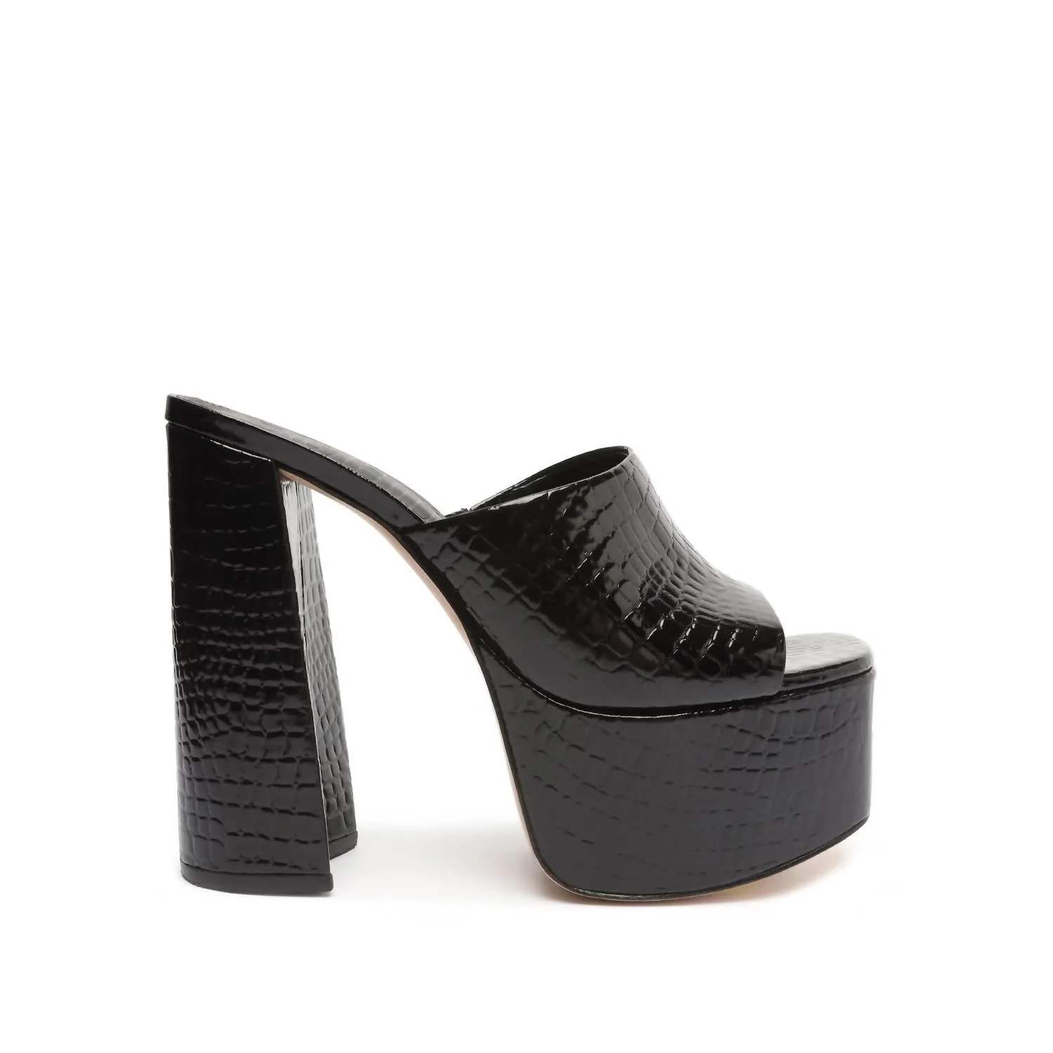 Darah Platform Sandal In Black