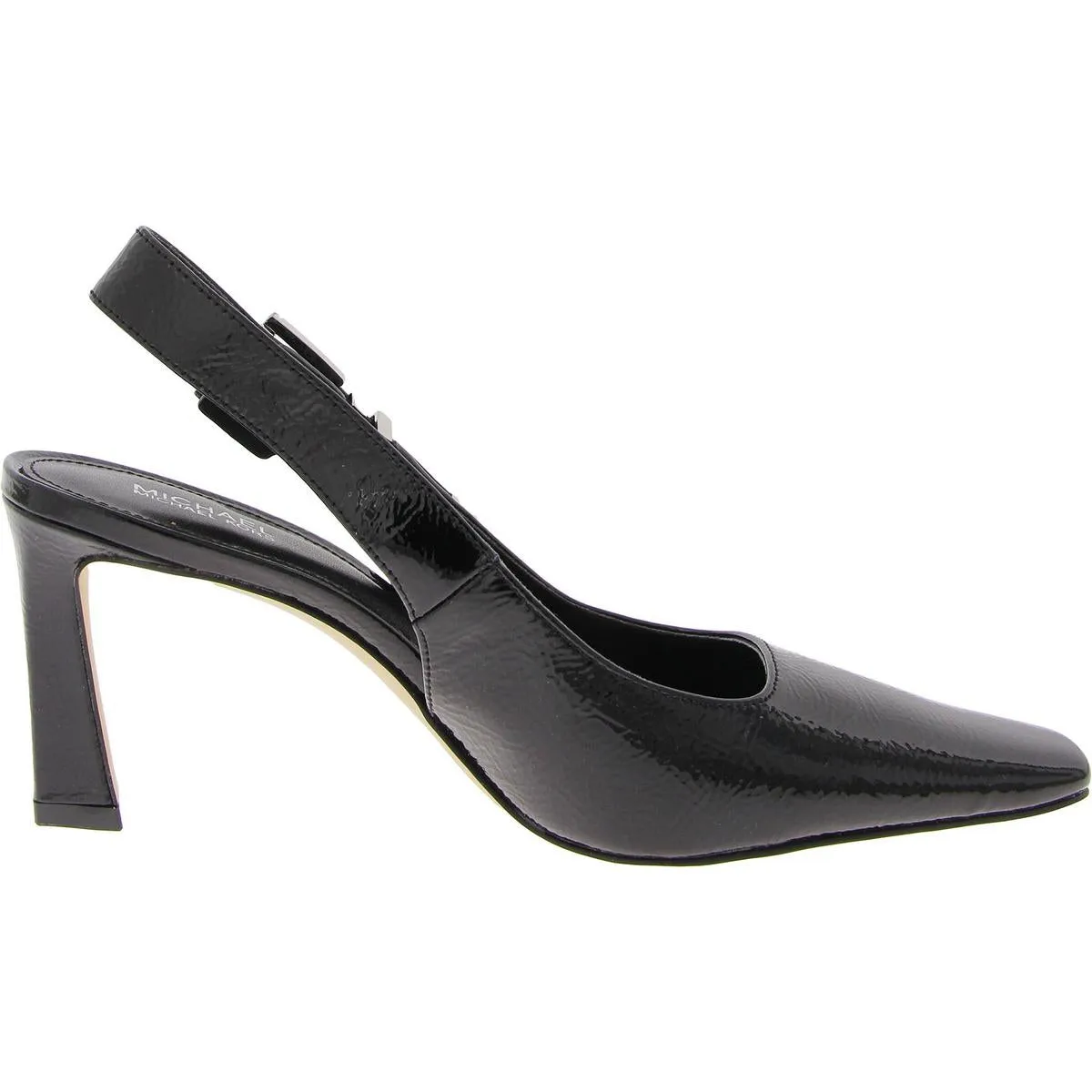 Darrington Womens Patent Leather Square Toe Slingback Heels