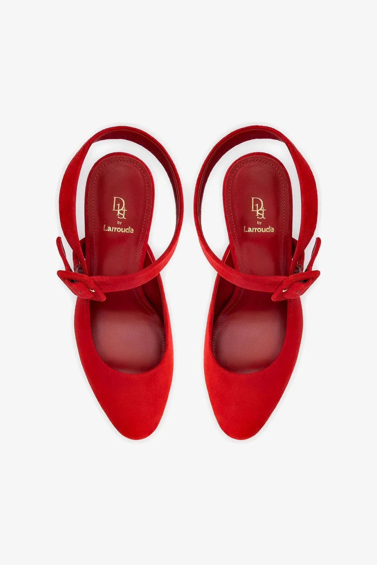 Deena By Larroud Pump In Red Suede
