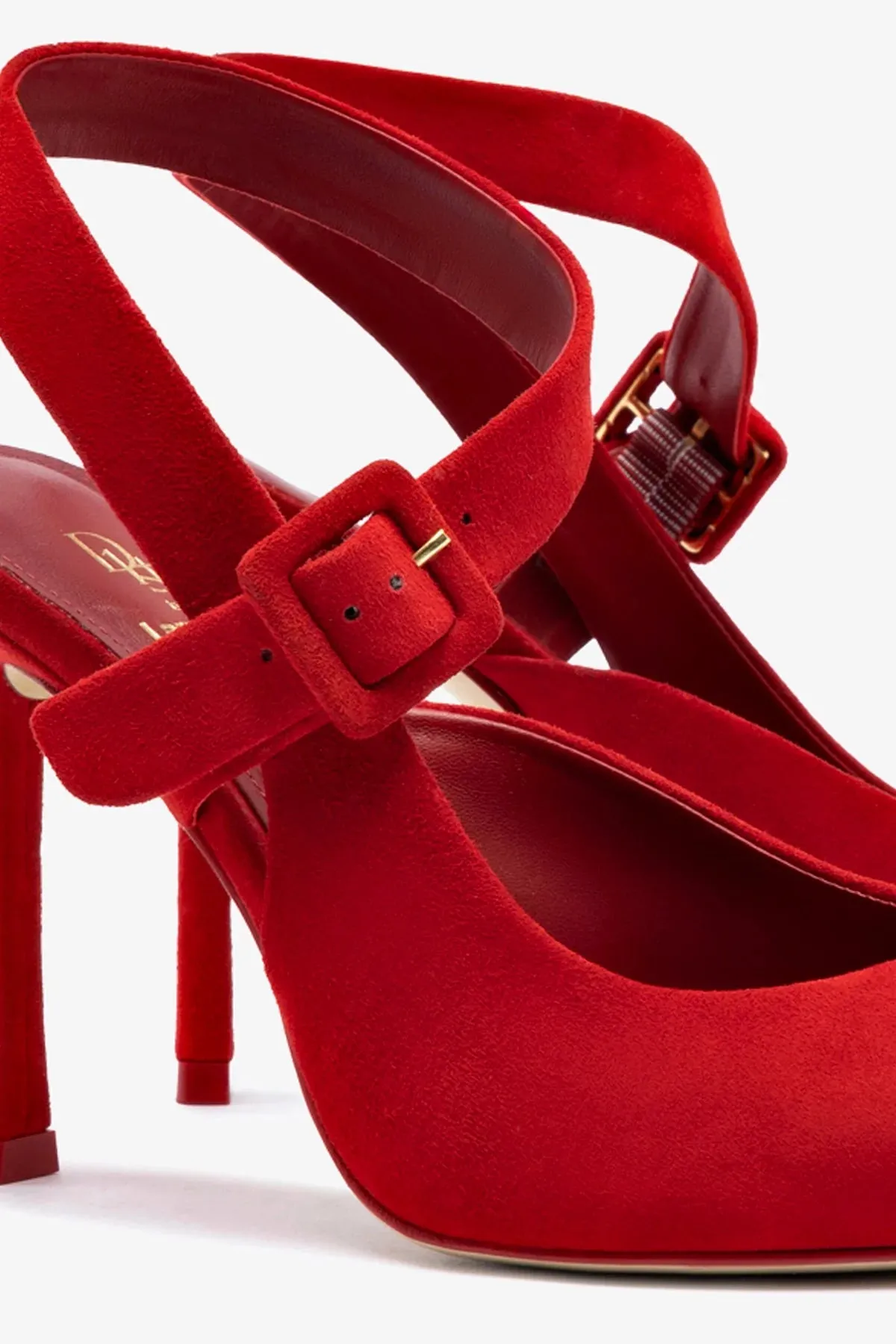 Deena By Larroud Pump In Red Suede