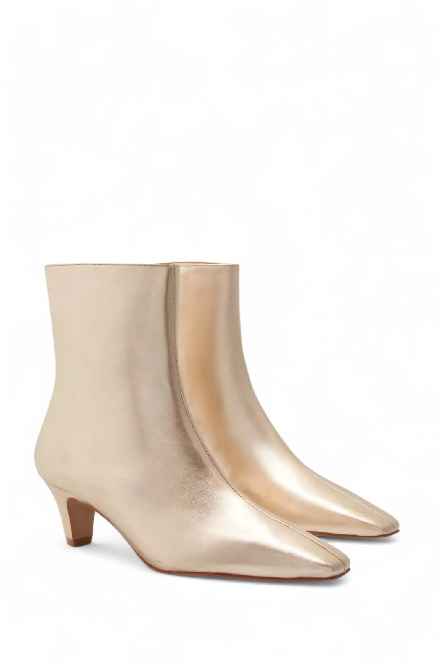 Dellia Heeled Boots In Platina