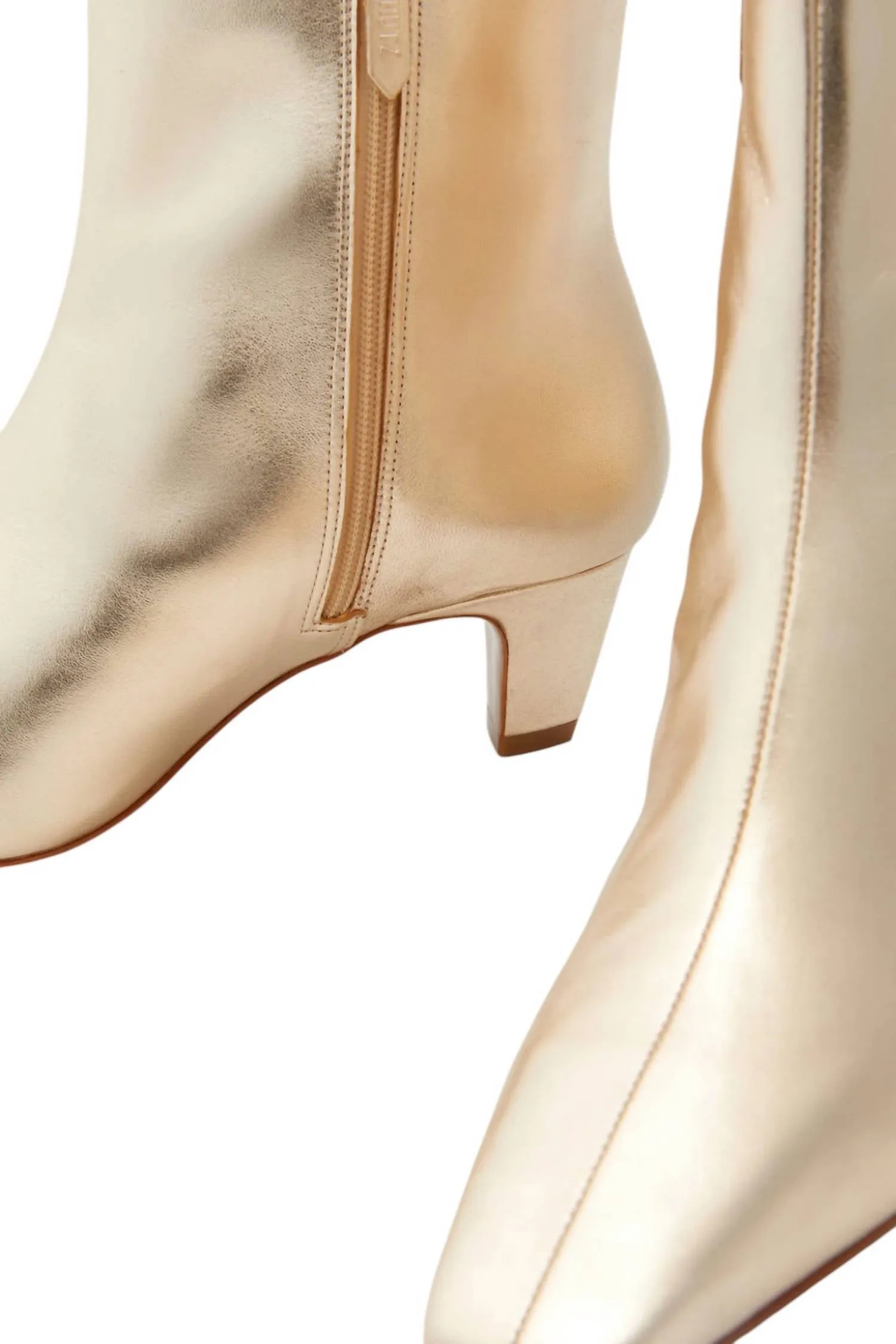 Dellia Heeled Boots In Platina