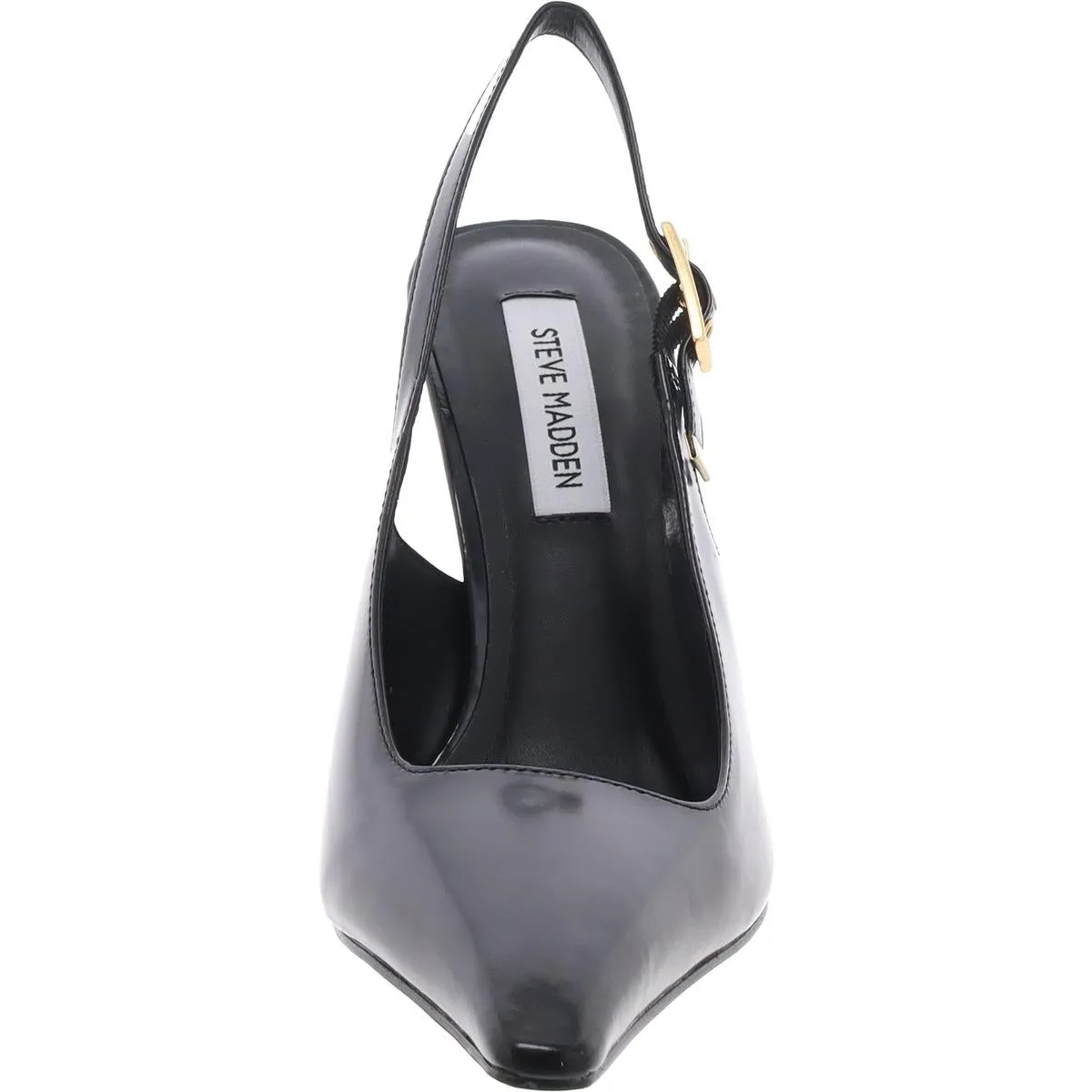 Divine Womens Patent Leather Ankle Strap Slingback Heels
