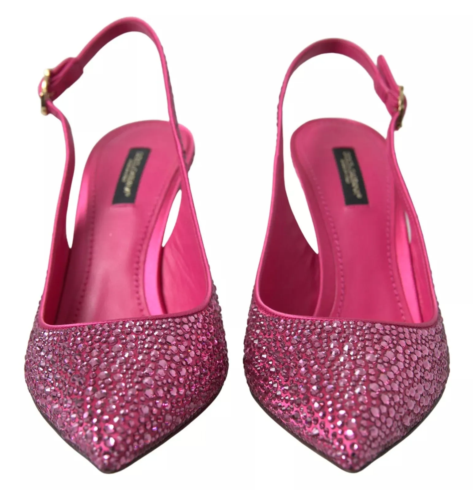 Dolce & Gabbana Slingbacks Crystal Pumps Women's Shoes (Pre-Owned)