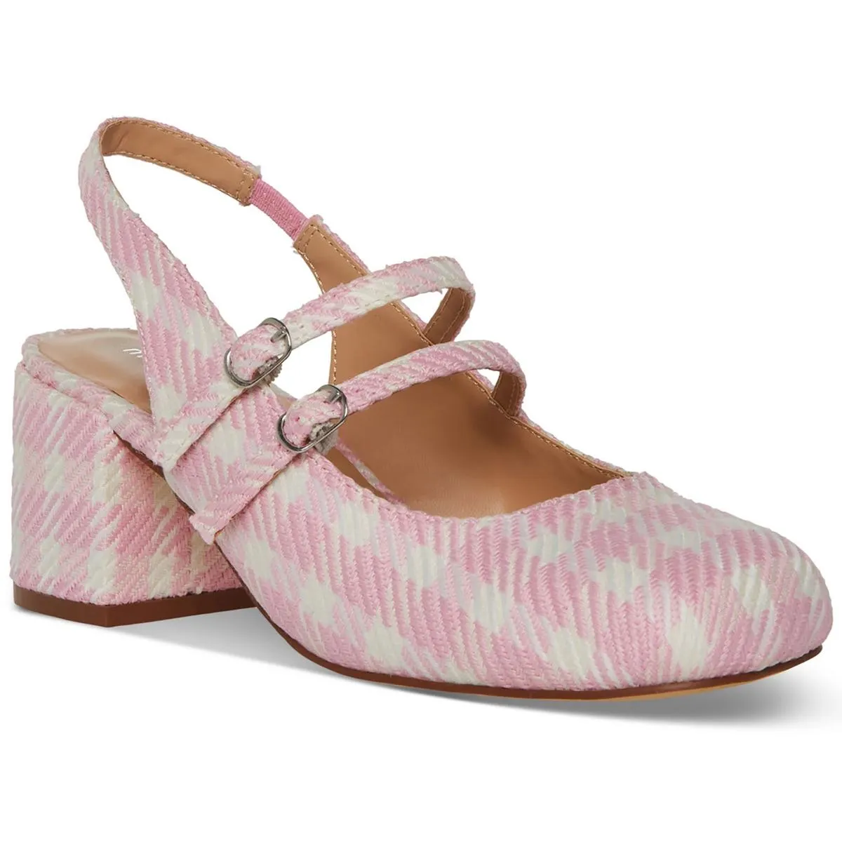 Dolll Womens Patent Mary Jane Slingback Heels