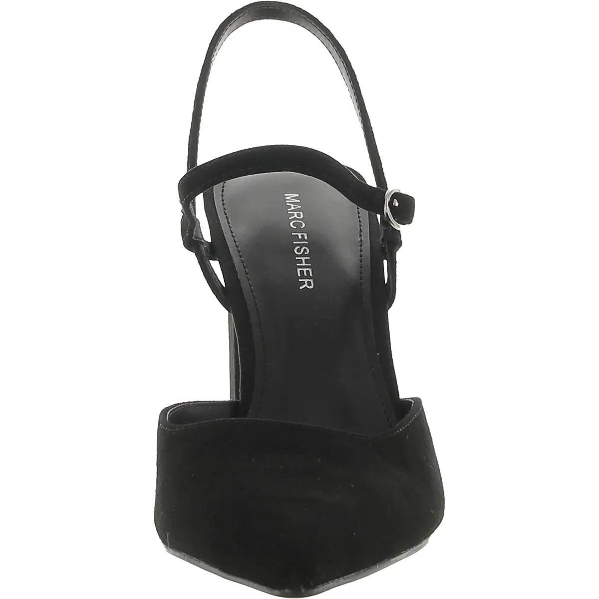 Doster Womens Suede Ankle Strap Slingback Heels
