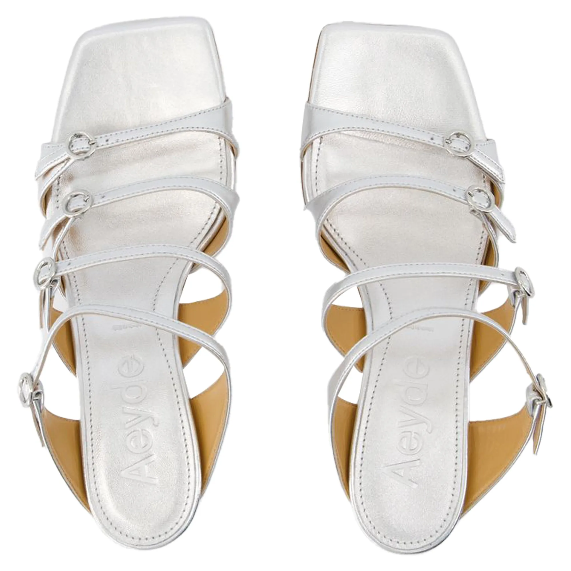 Eanna Pumps - Aeyde - Leather - Silver