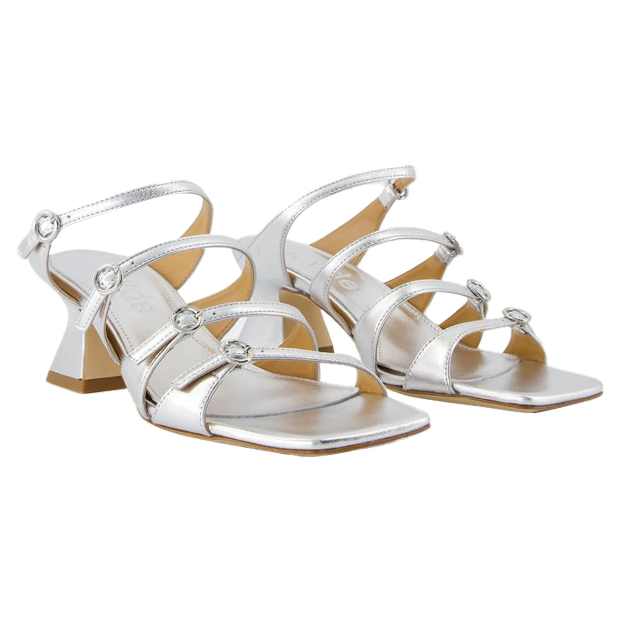 Eanna Pumps - Aeyde - Leather - Silver
